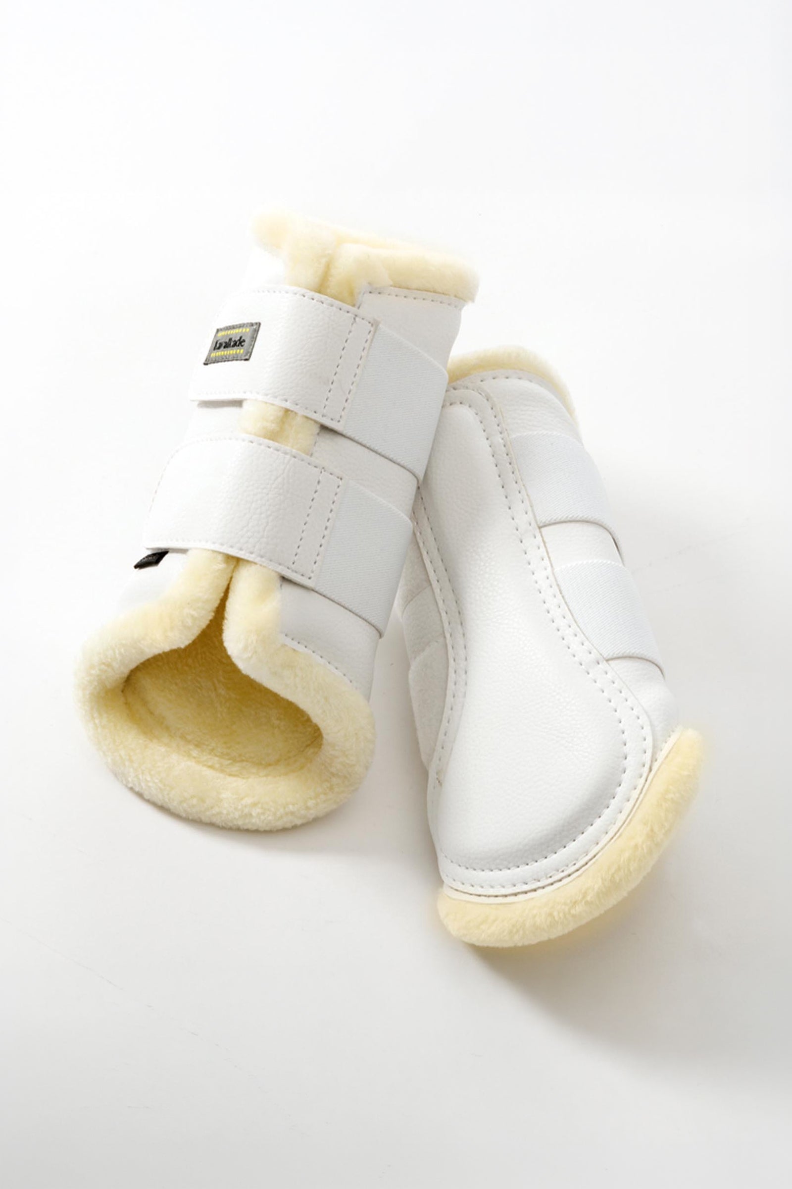 Kavalkade Anatomic kunstlæder gamacher med kunstpels Leg Protection & Hoof Protection for Horses