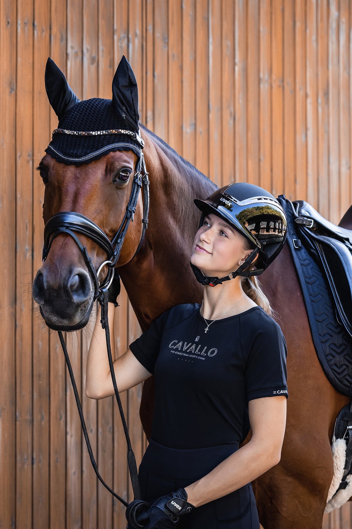 Cavallo CAVALJETTY Ear Net Saddle Pads
