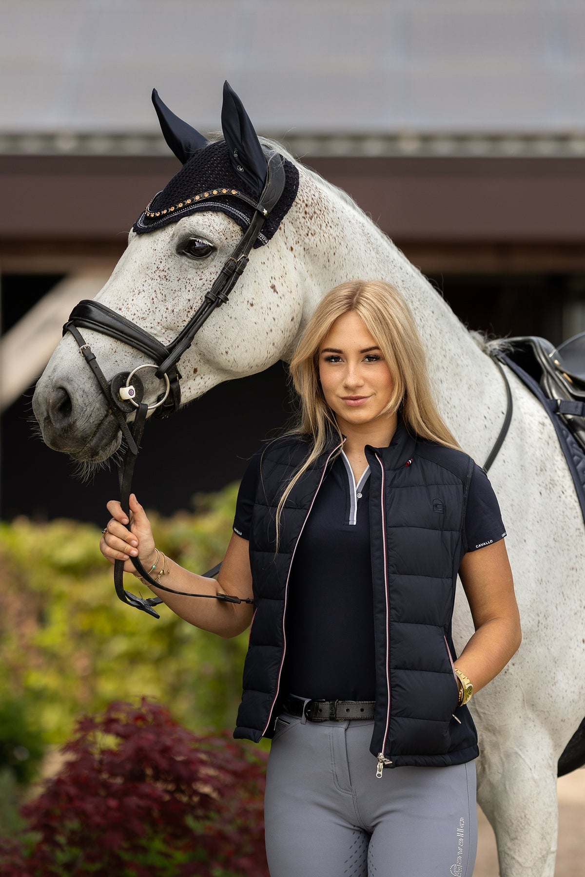 Cavallo CAVALJETTY Ear Net Saddle Pads
