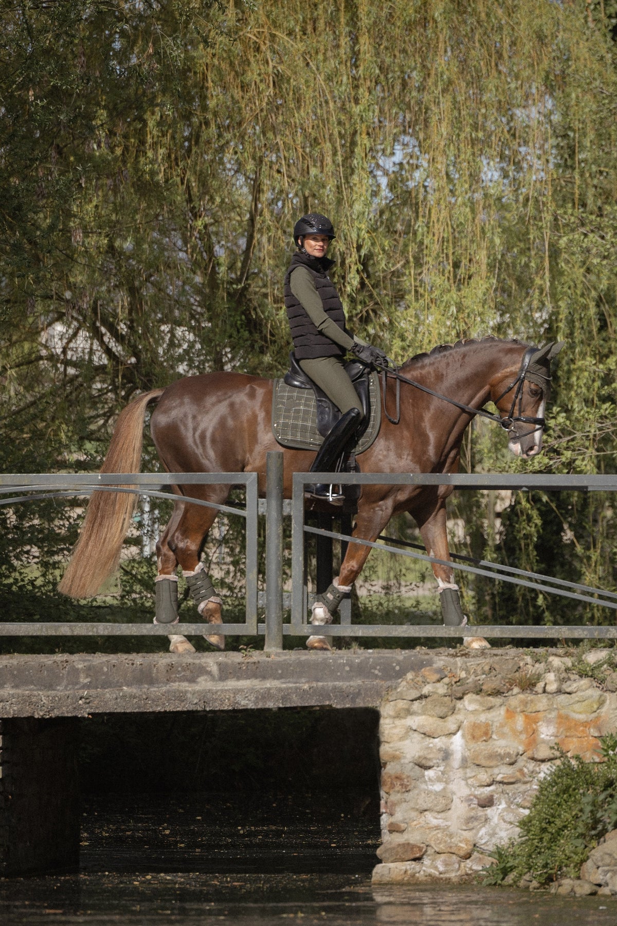 Eskadron Heritage 26/27 Jewel Faux Fur & Faux Leather Tendon Boots (Pair) Leg & Hoof Protection