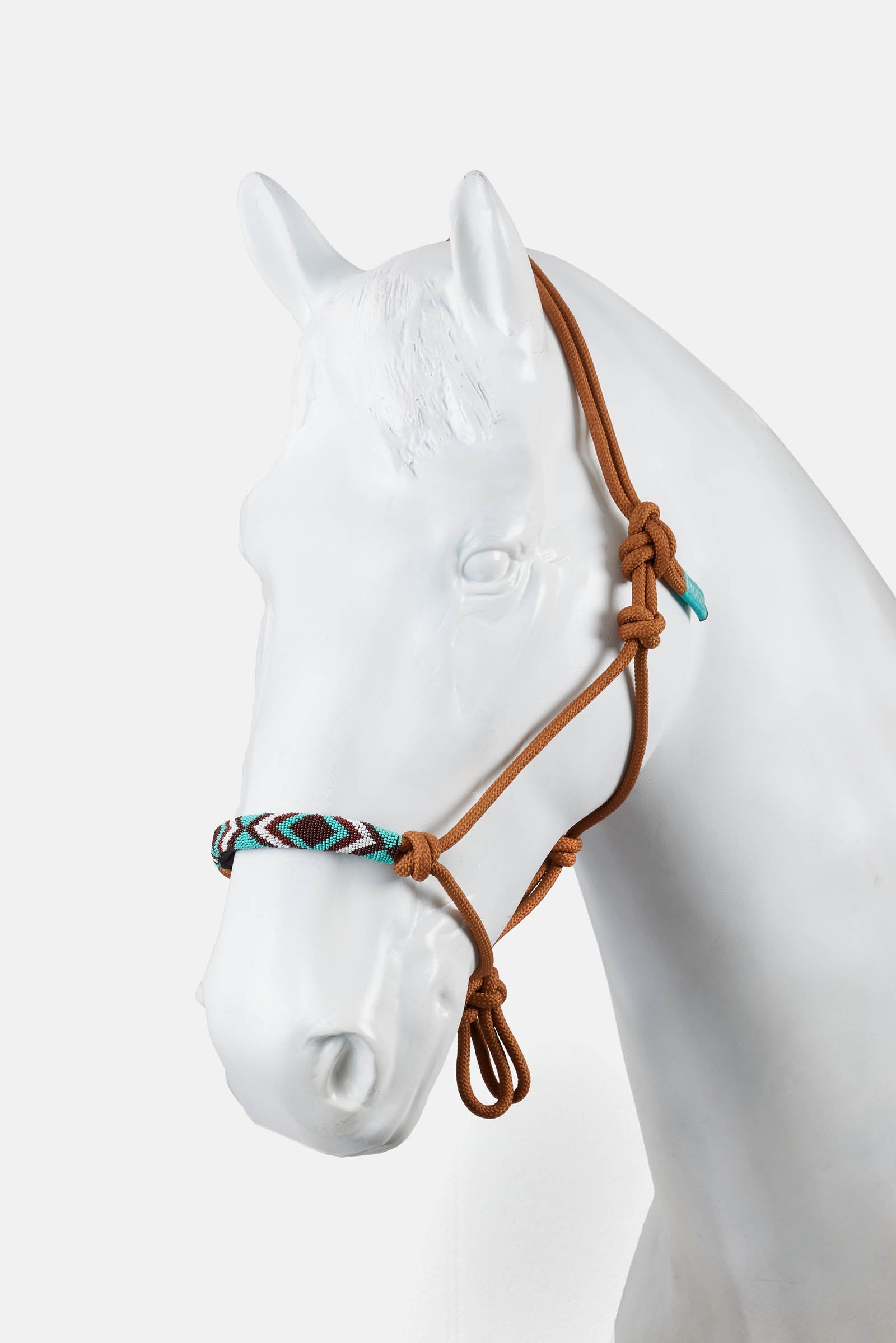 Horze rebgrime med perleudsmykning Grimer & Træktove