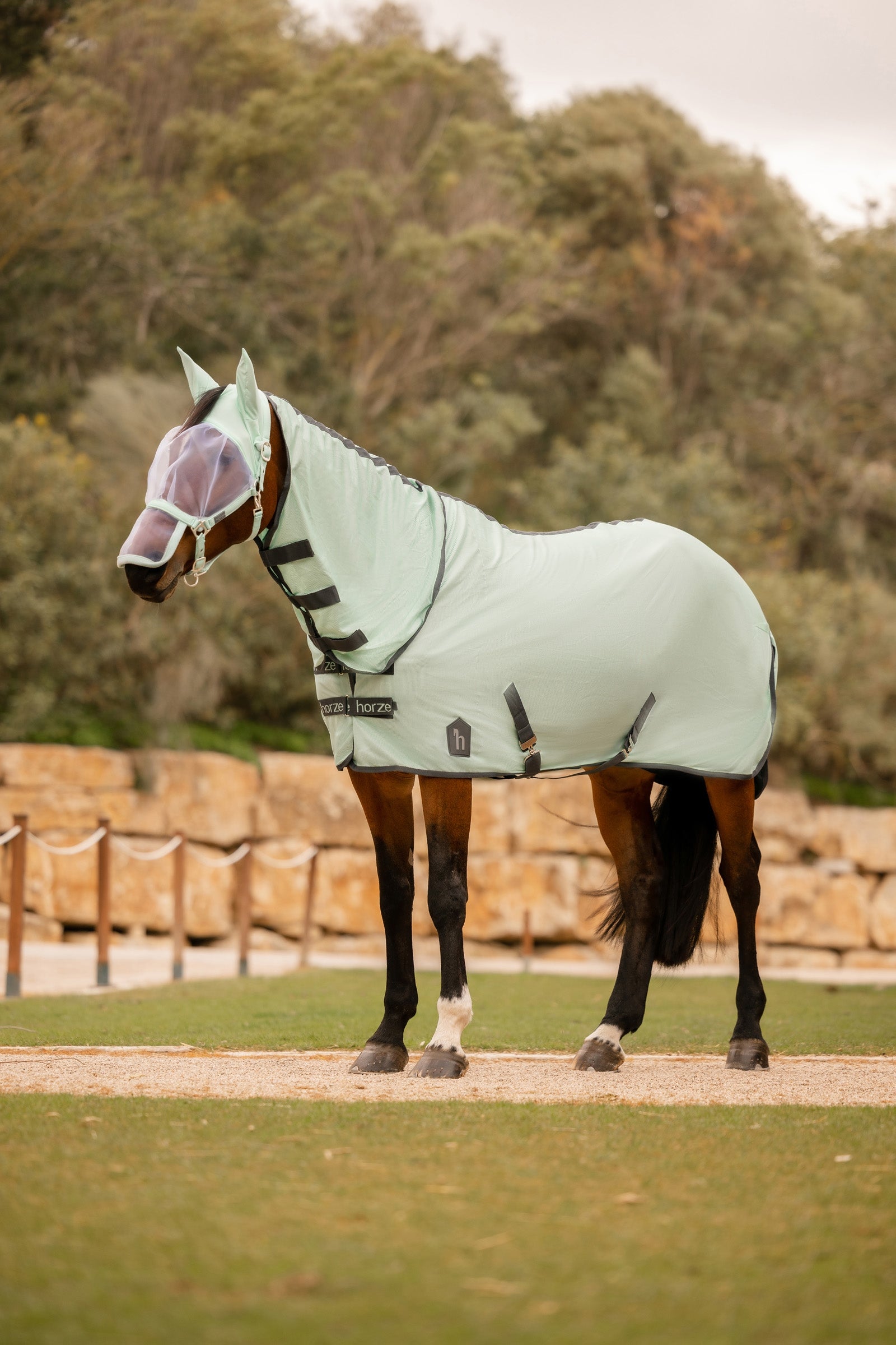 Horze Paso Fino Fly Rug with Detachable Neck and UV Protection Horse Rugs
