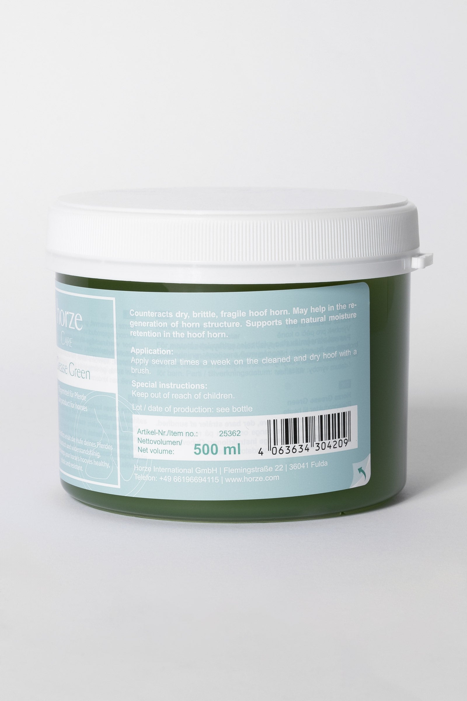 Horze Grease Green, 500ml Horse Health Care