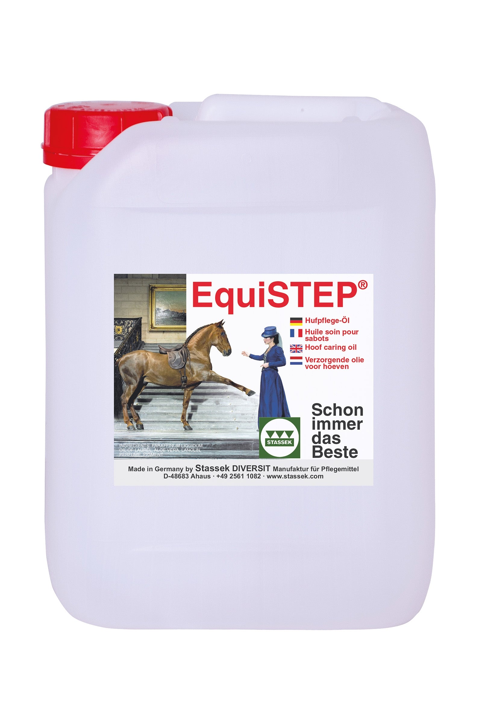 Stassek EquiSTEP Hoof Oil Refill dunk, 5 liter Plejeprodukter