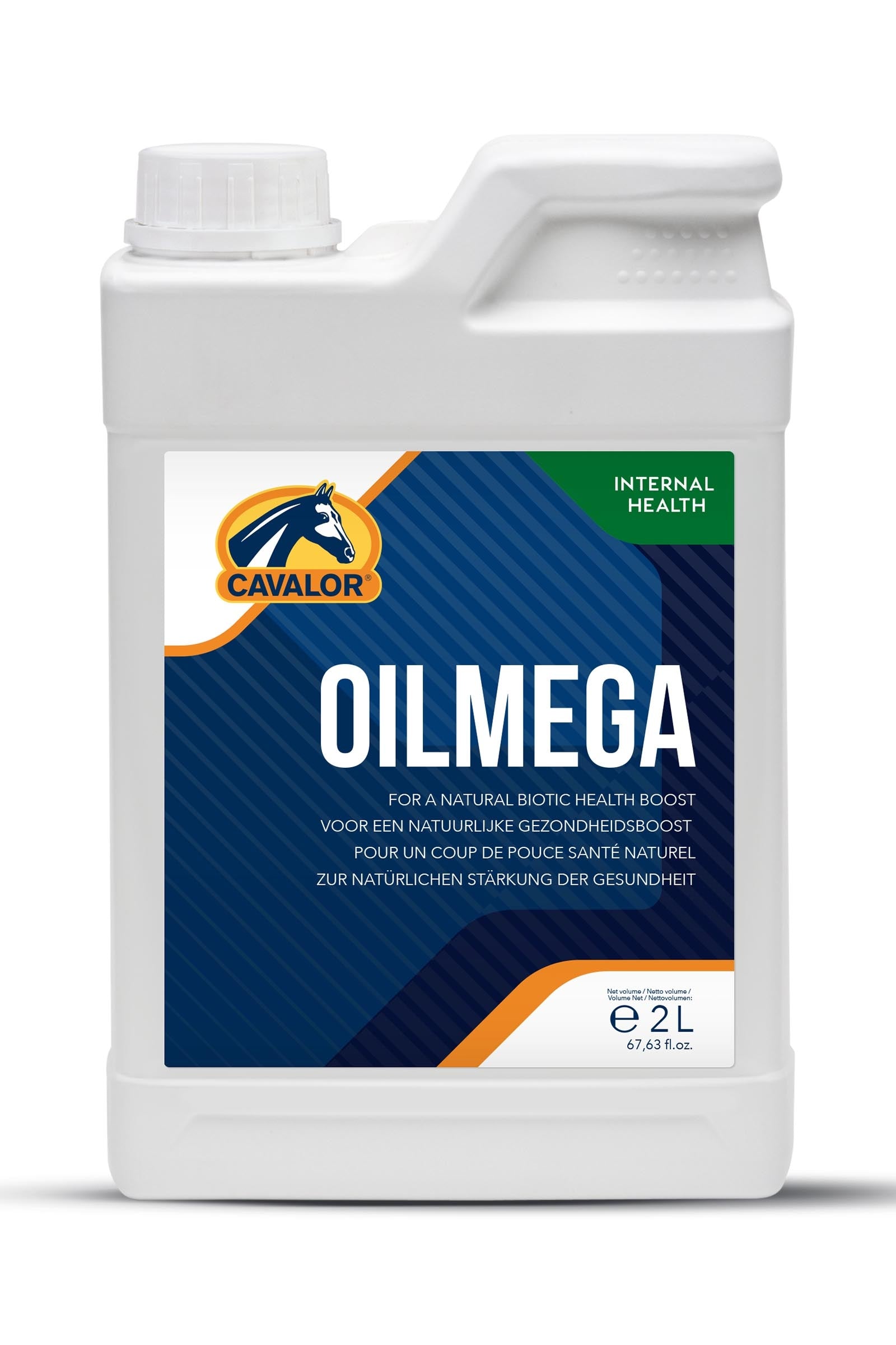 Cavalor Oilmega, Gut Flora & Immune System 2 L Horse Feed & Nutrition