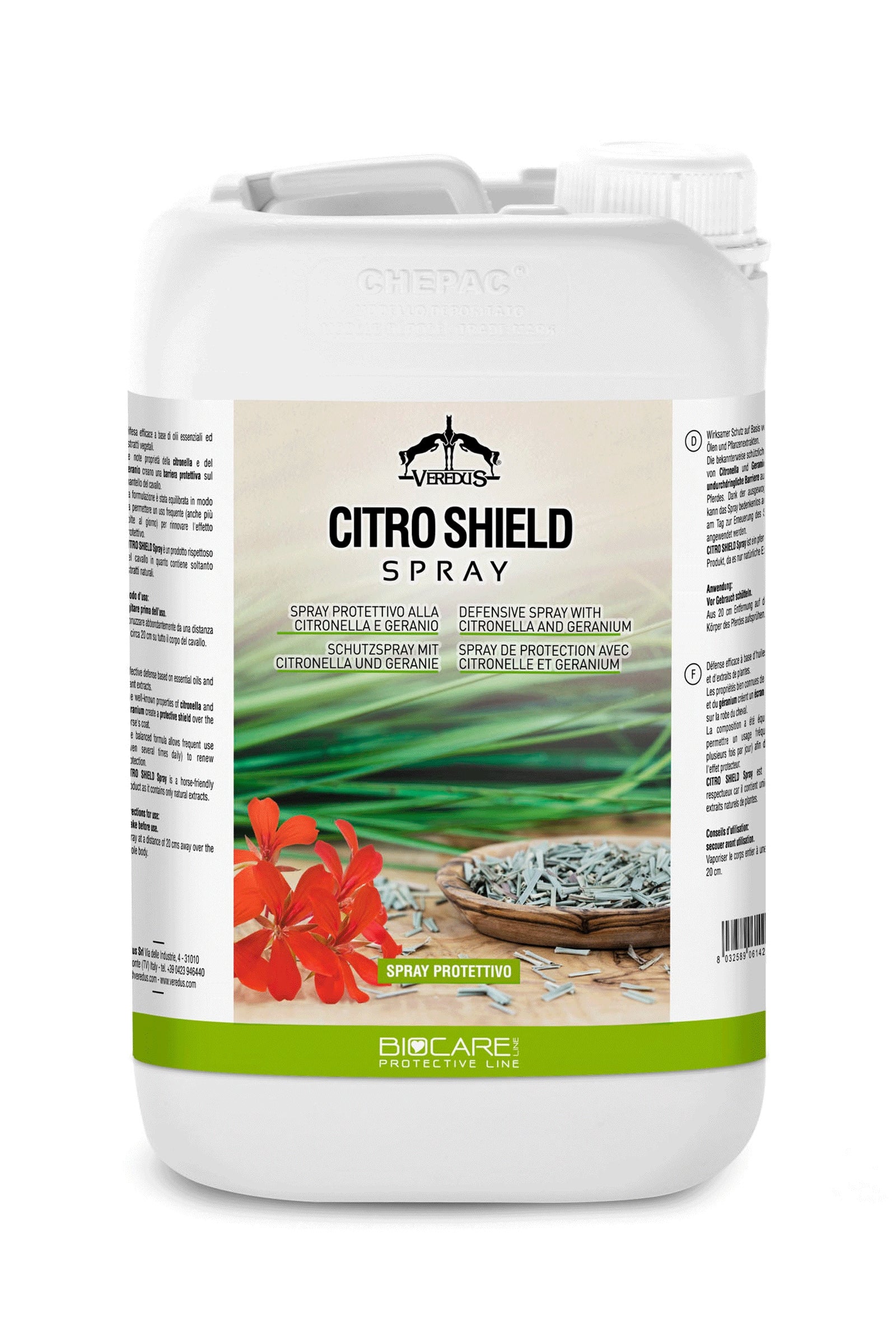 Veredus Citro Shield insektmiddel spray, 3000 ml Fluebeskyttelse