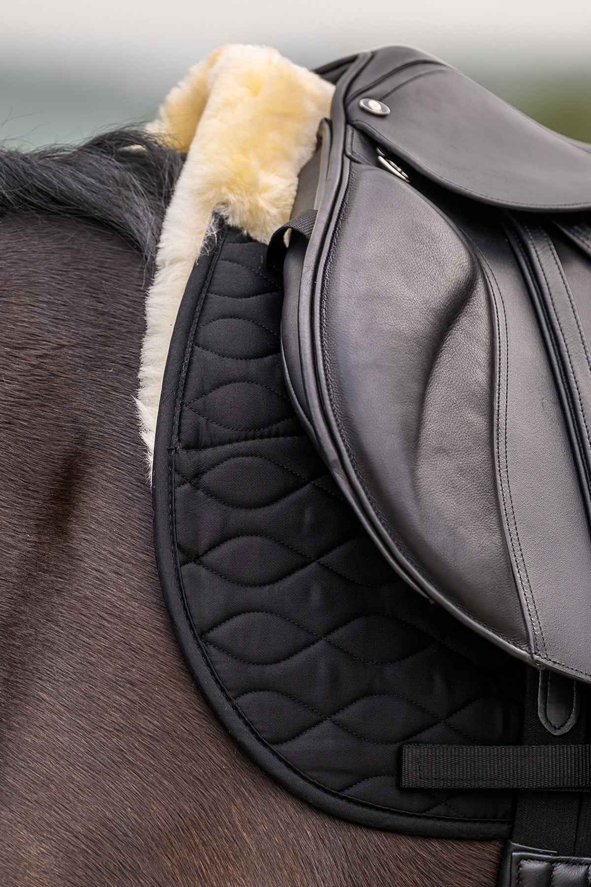Waldhausen Milan AP Saddle Pad With Lambskin Saddle Pads