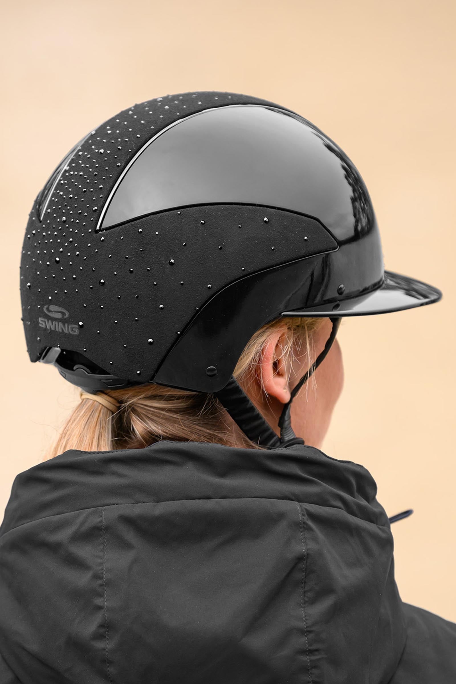 SWING H24 Lady Spark Glossy Riding Helmet Safety Equipment