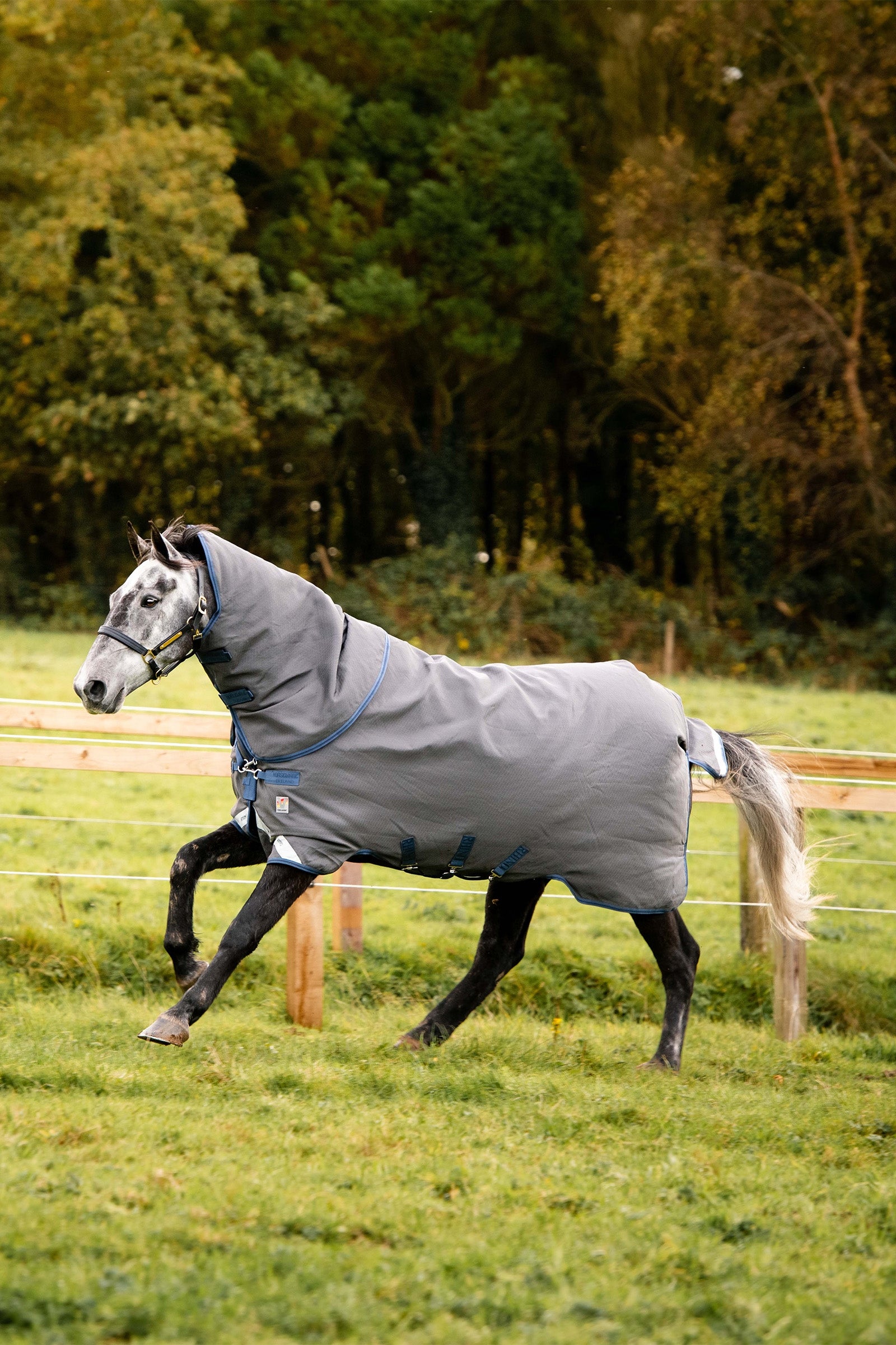 Horseware Rhino Plus HexSTOP Vari-Layer Udedækken, 100g Hestedækken