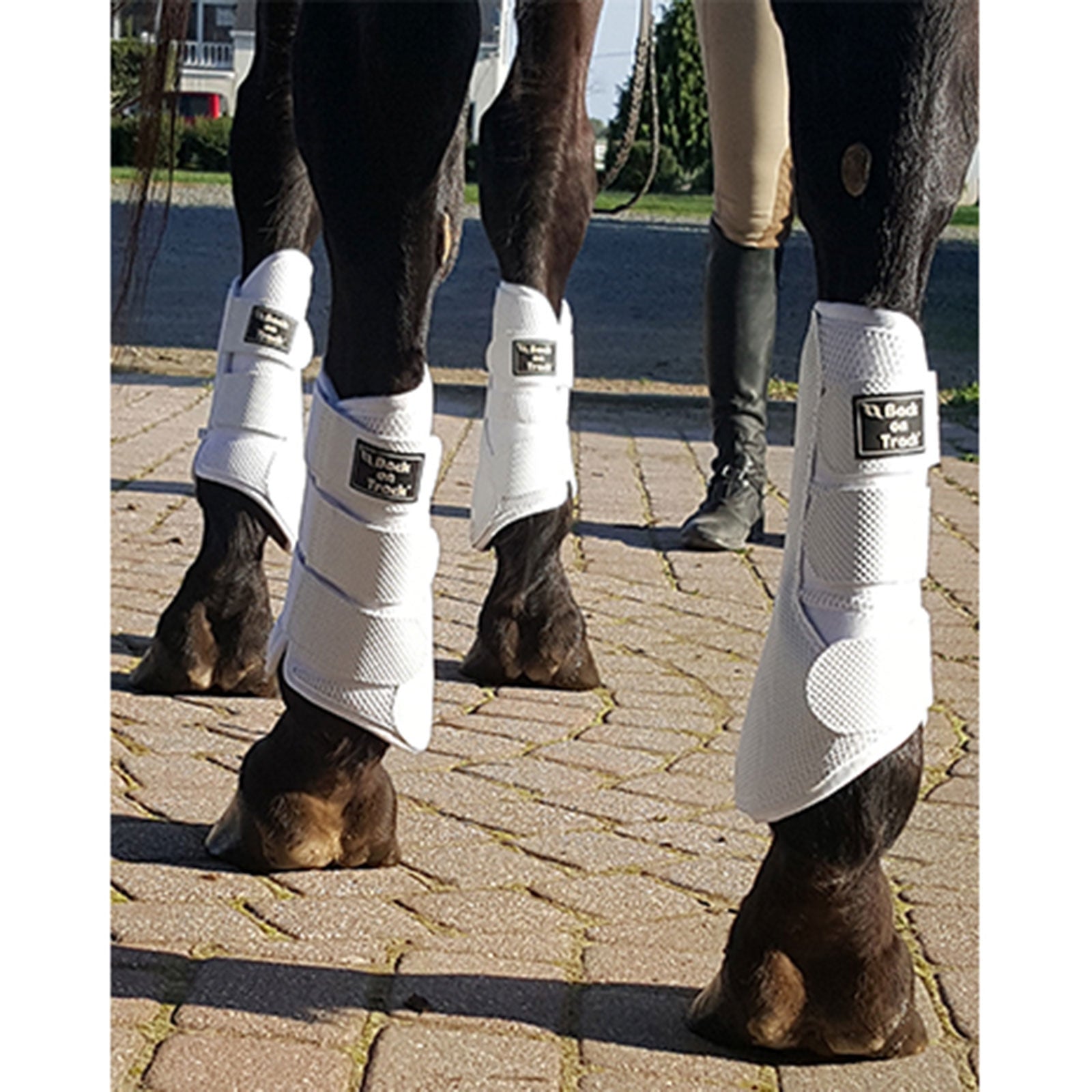 Back on Track gamacher 3D-mesh, S-M Leg Protection & Hoof Protection for Horses