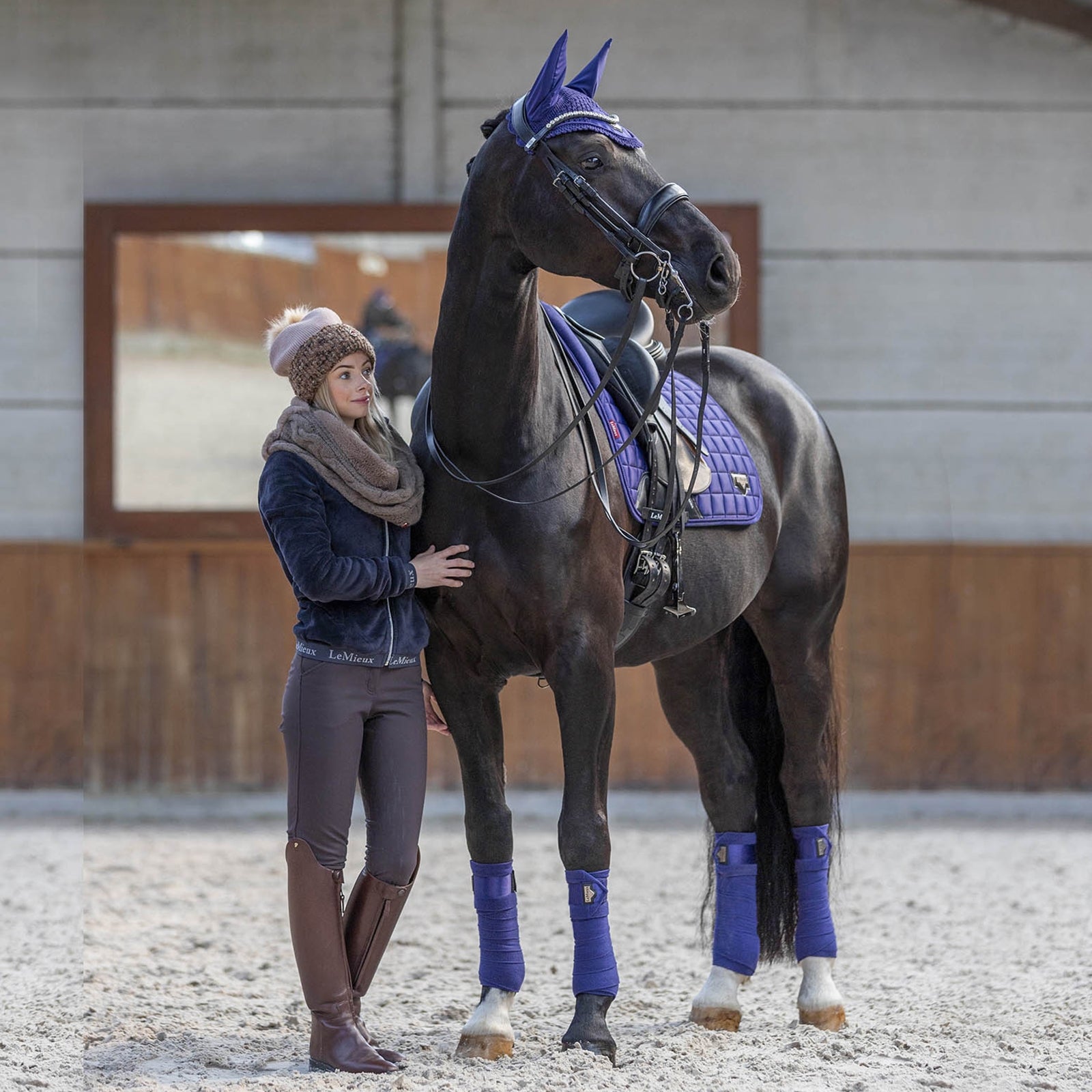 LeMieux Loire Classic Square Dressage Saddle Pad Saddle Pads