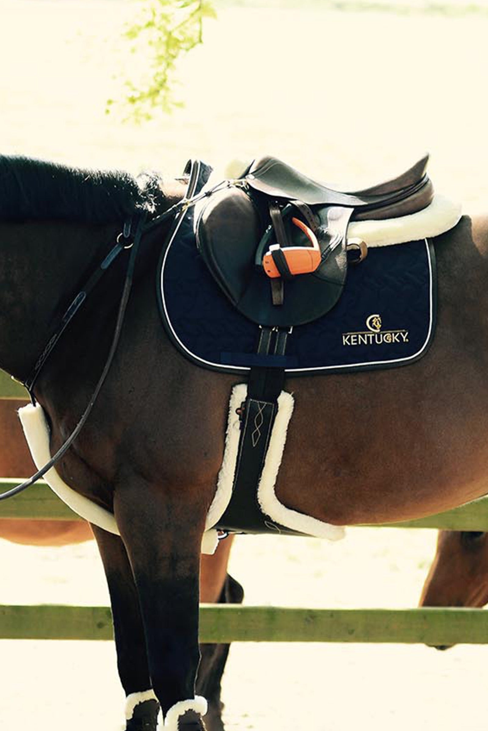 Kentucky Horsewear Sheepskin Stud Girth Saddles, Girths & Stirrups
