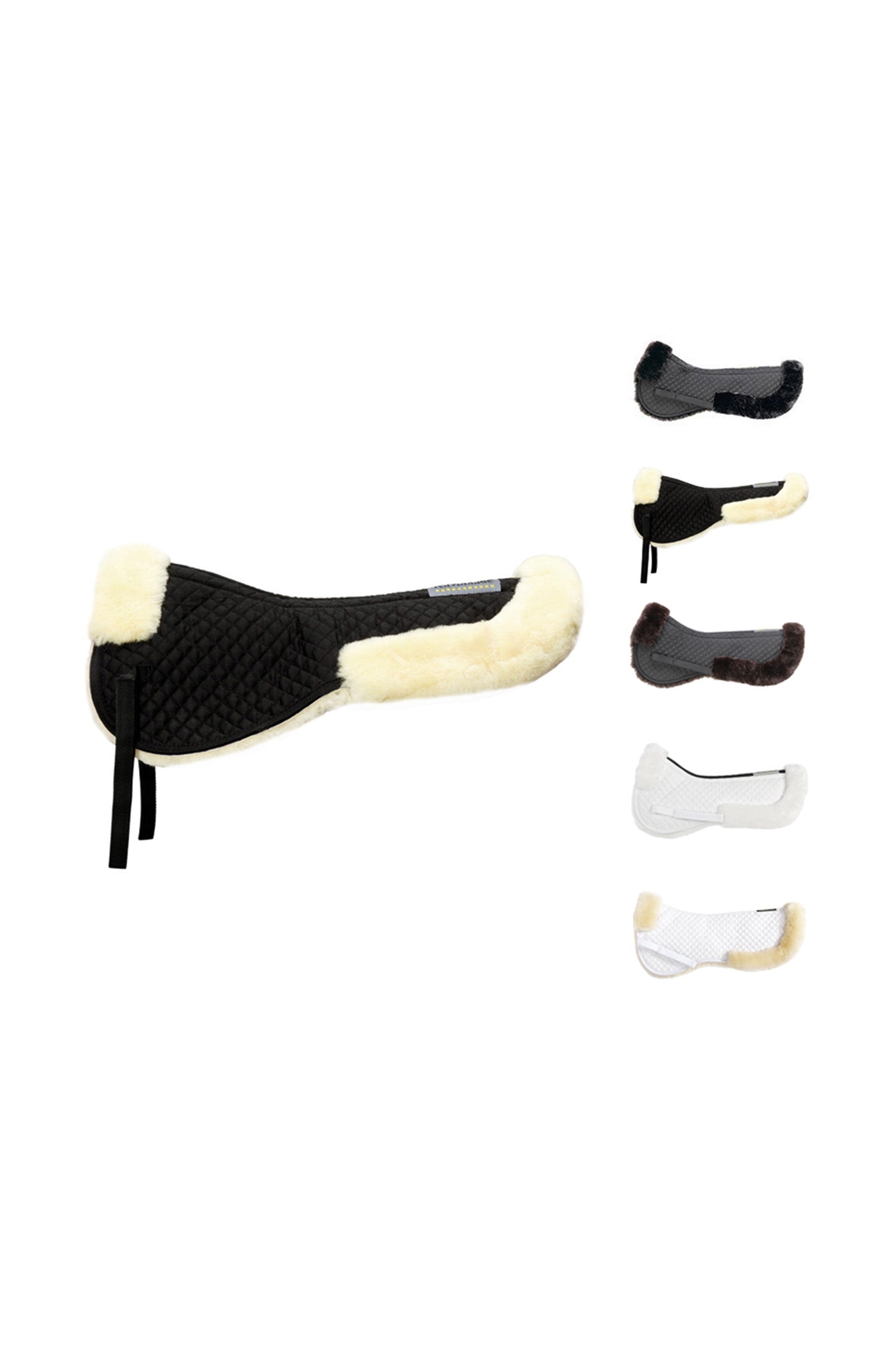 Kavalkade halv pad med uld Sadelunderlag