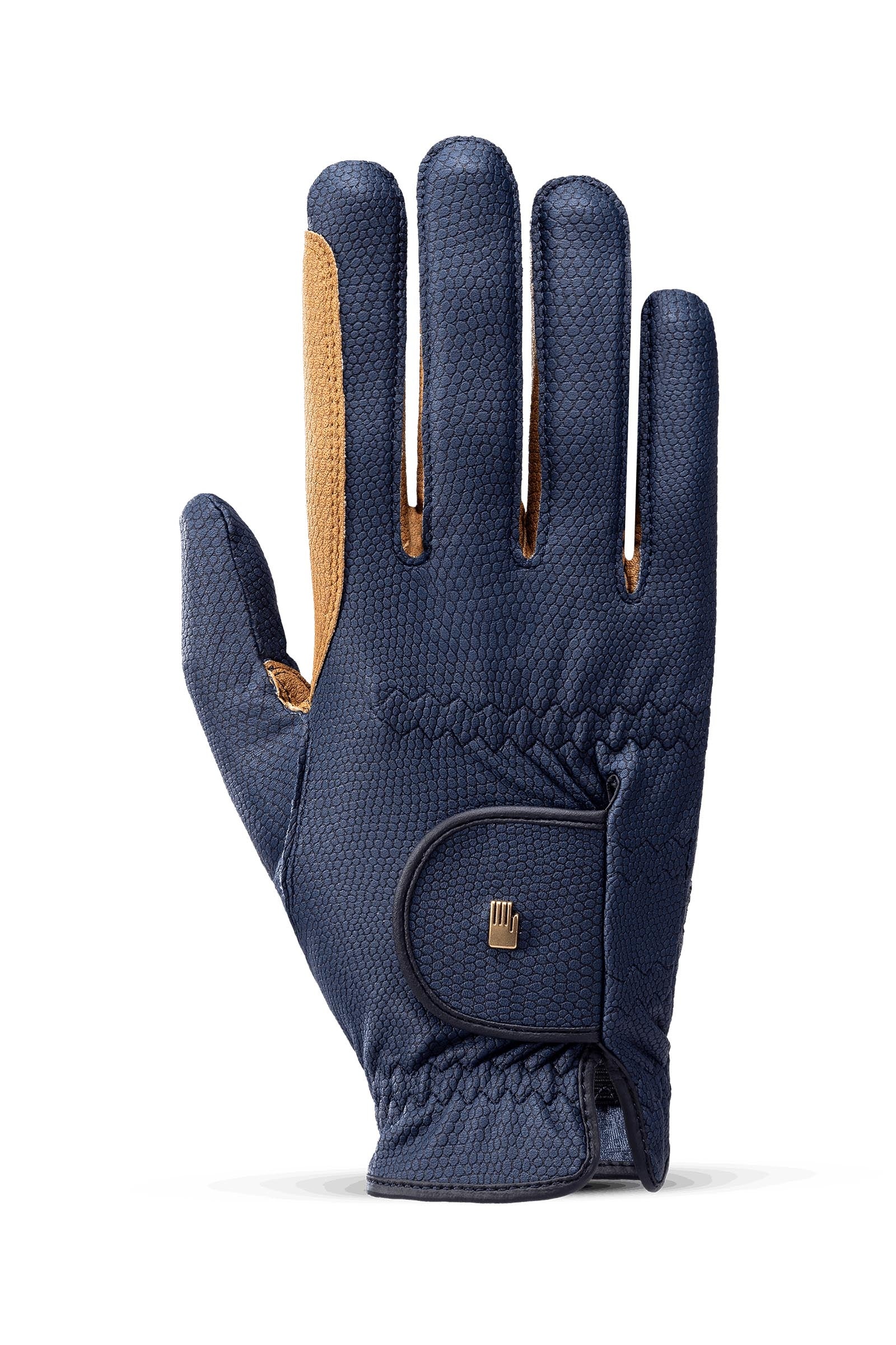 Roeckl Malta Grip tofarvede ridehandsker Ridehandsker