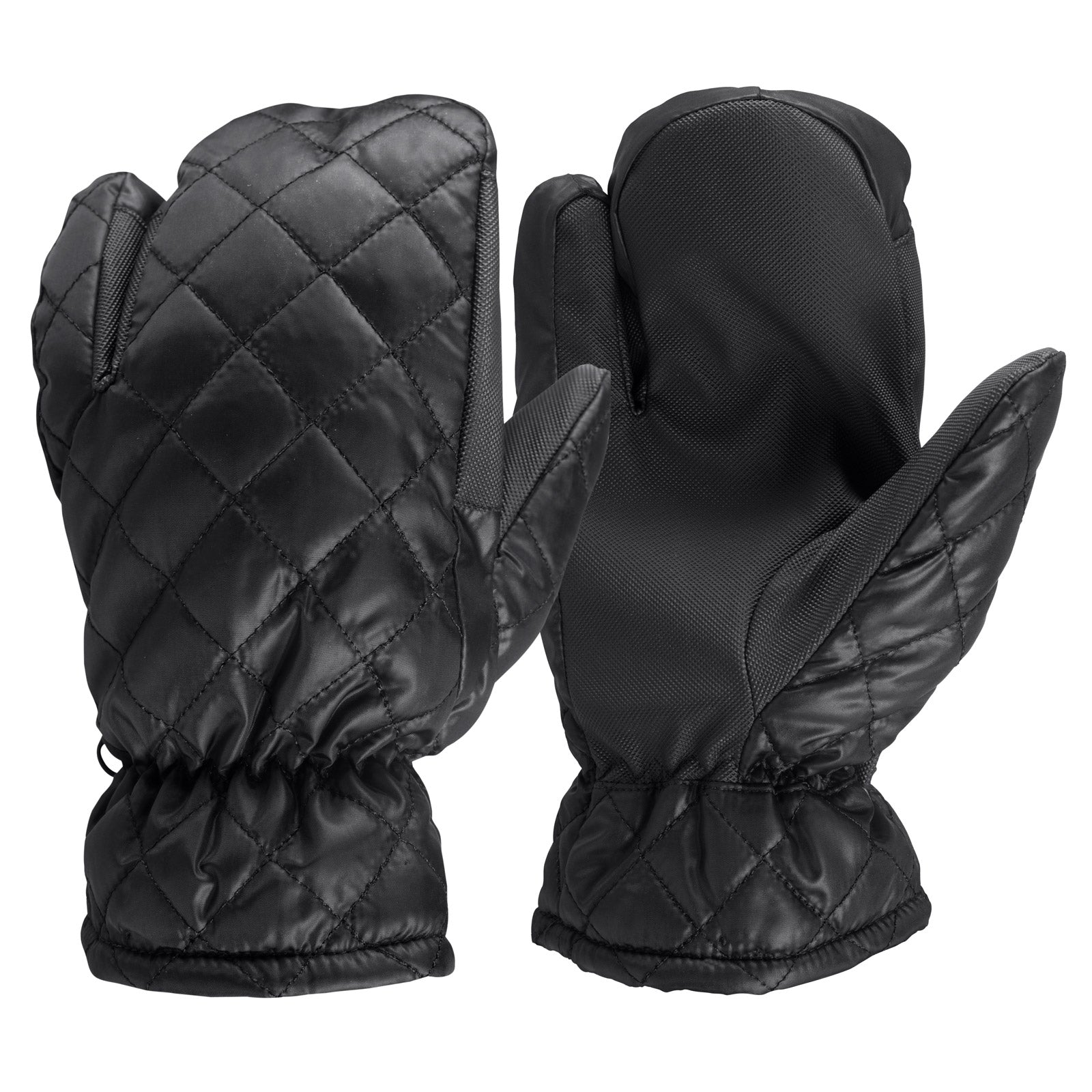 Horze quiltede 3-finger-vinterhandsker Ridehandsker