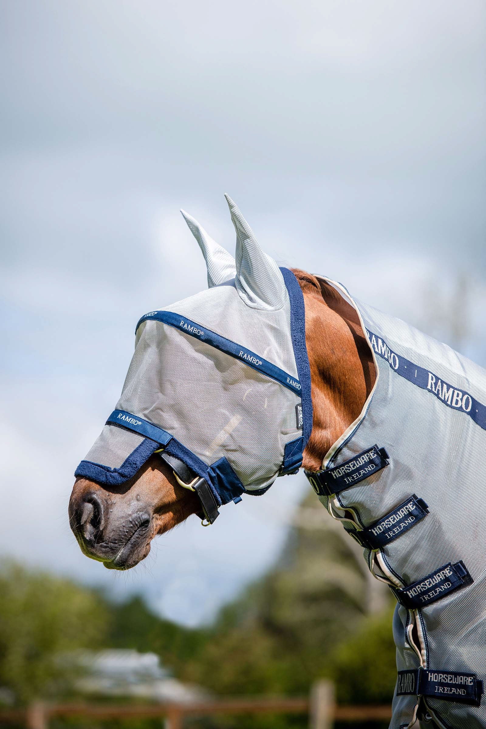 Horseware Rambo Plus fluemaske Fluebeskyttelse