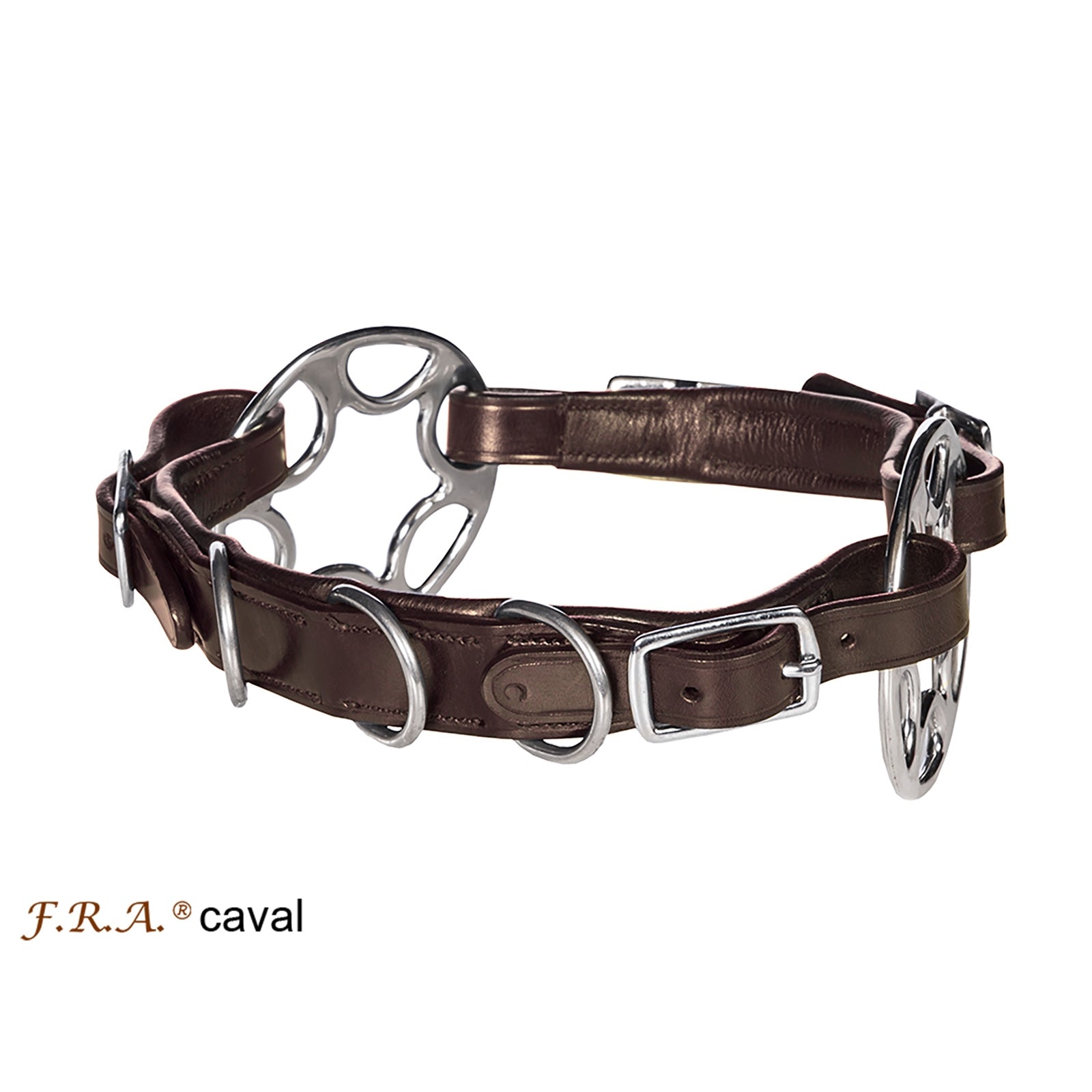 F.R.A. Freedom Riding Articles Caval Cavemore næsebånd engelsk læder (System 2) m. scissors Trenser & tøjler