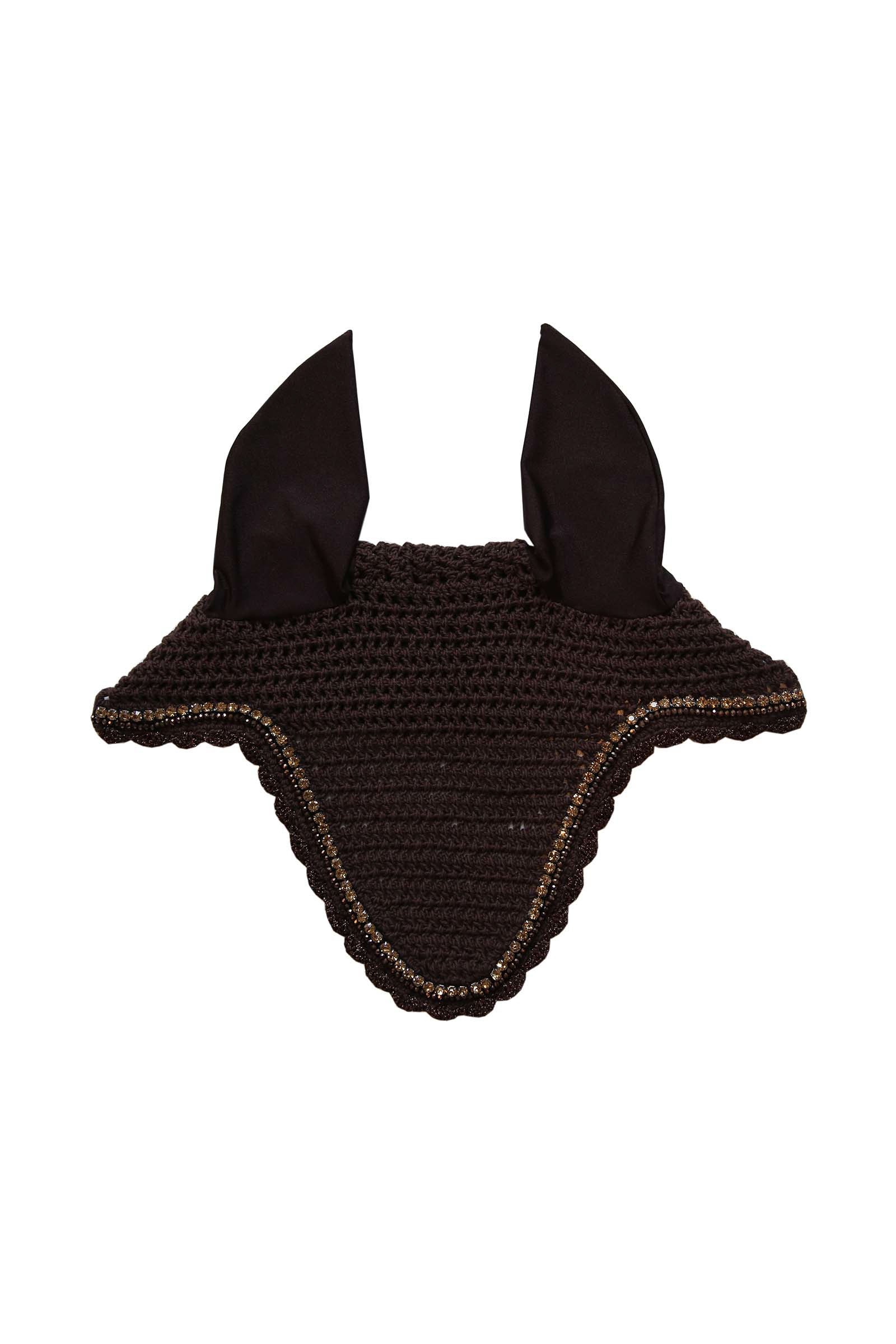 Kentucky Horsewear hut, lang med sten og perler, lydtæt Sadelunderlag