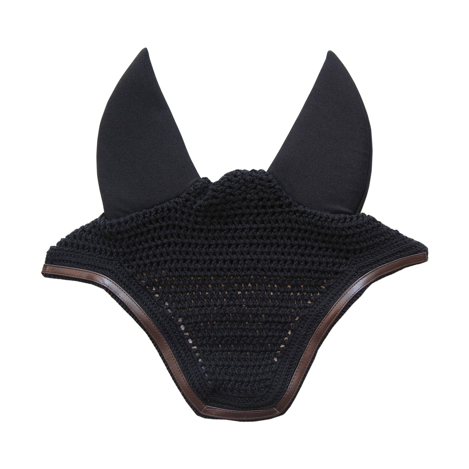 Kentucky Horsewear Wellington Leather Soundless Fly Veil Saddle Pads