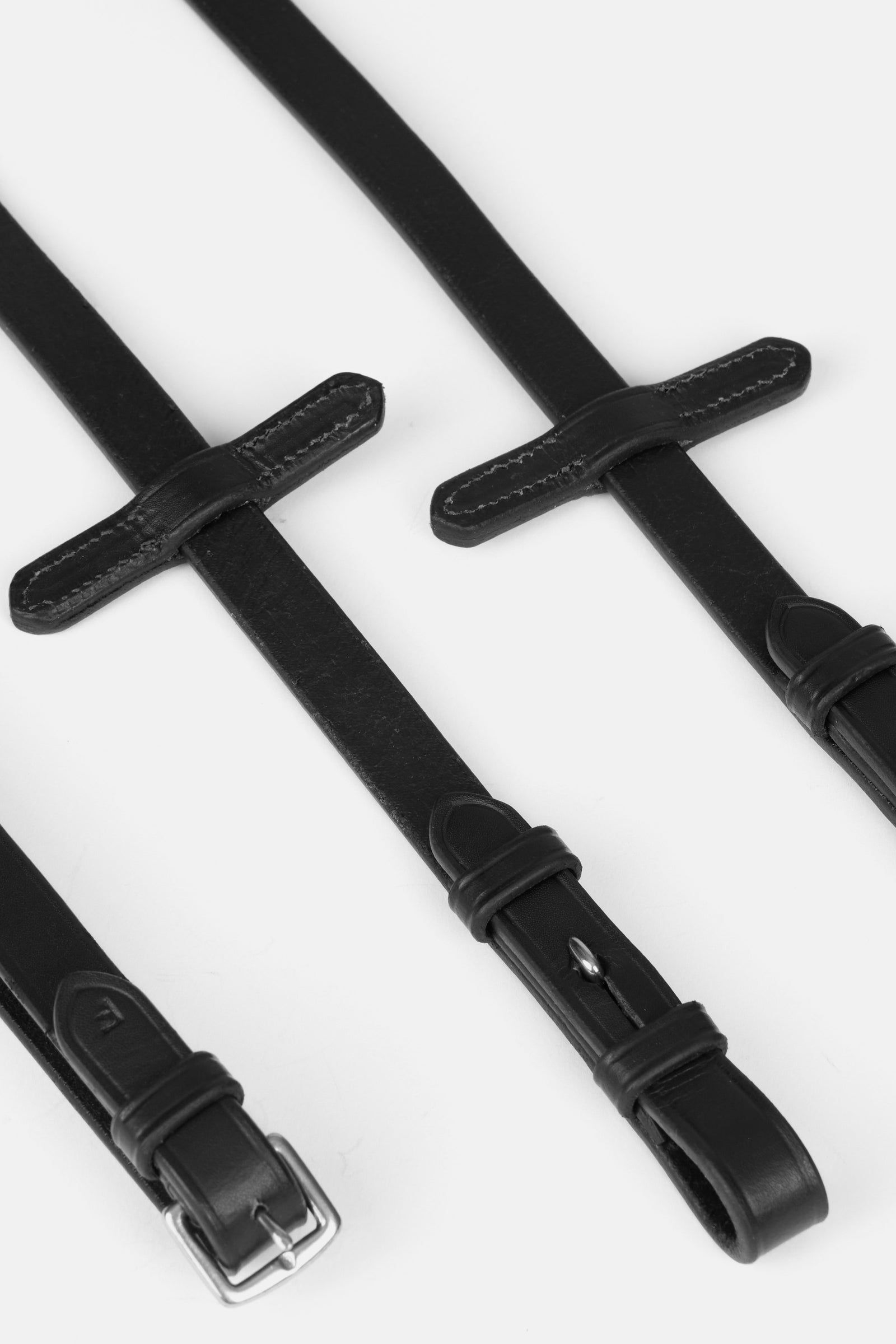 Horze Rubber Thumb Shaped Grip Reins Bridles & Reins
