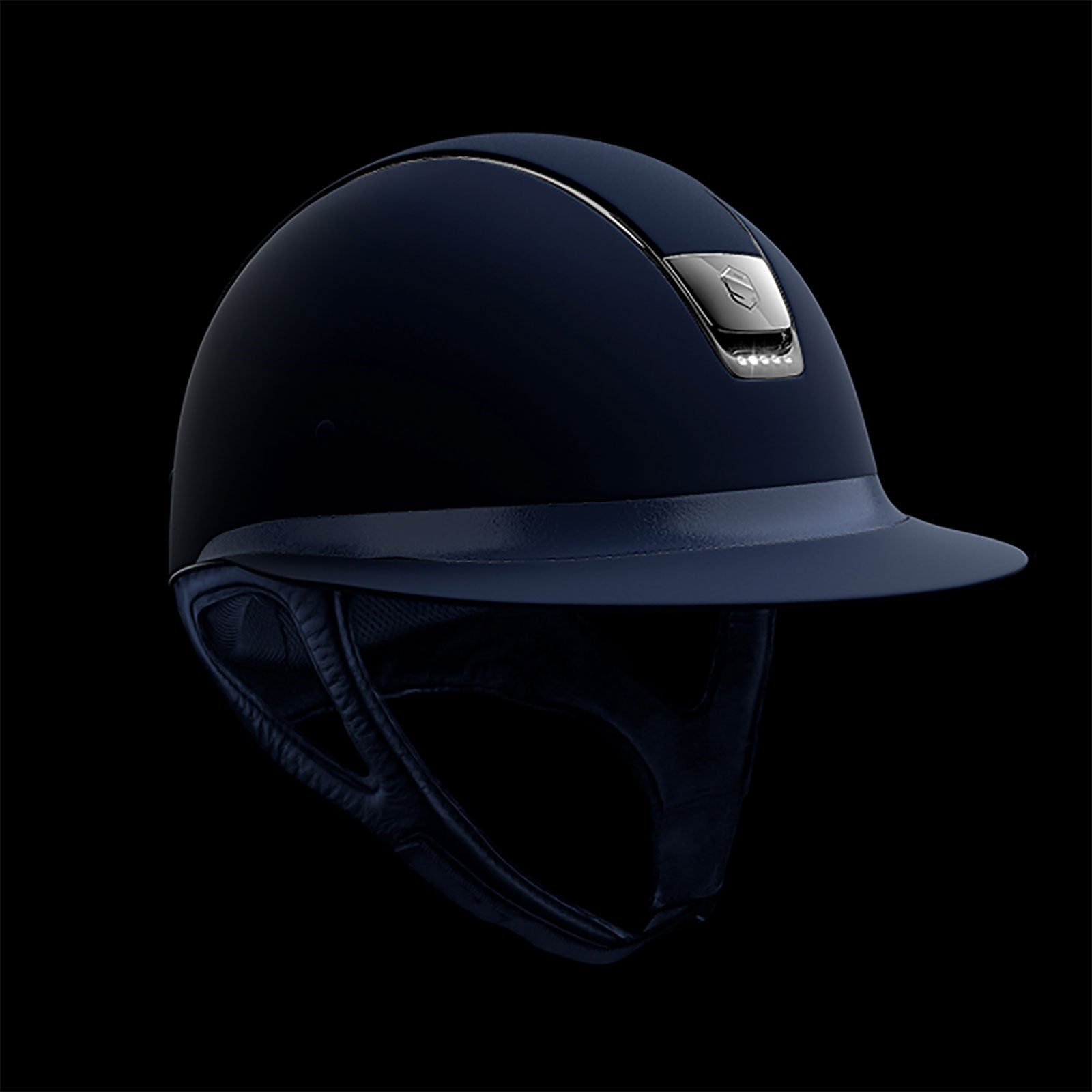 Samshield Miss Shield Shadowmatt Reg Blk/Chr w/5Sw w/o liner Ridehjelme & Sikkerhedsveste