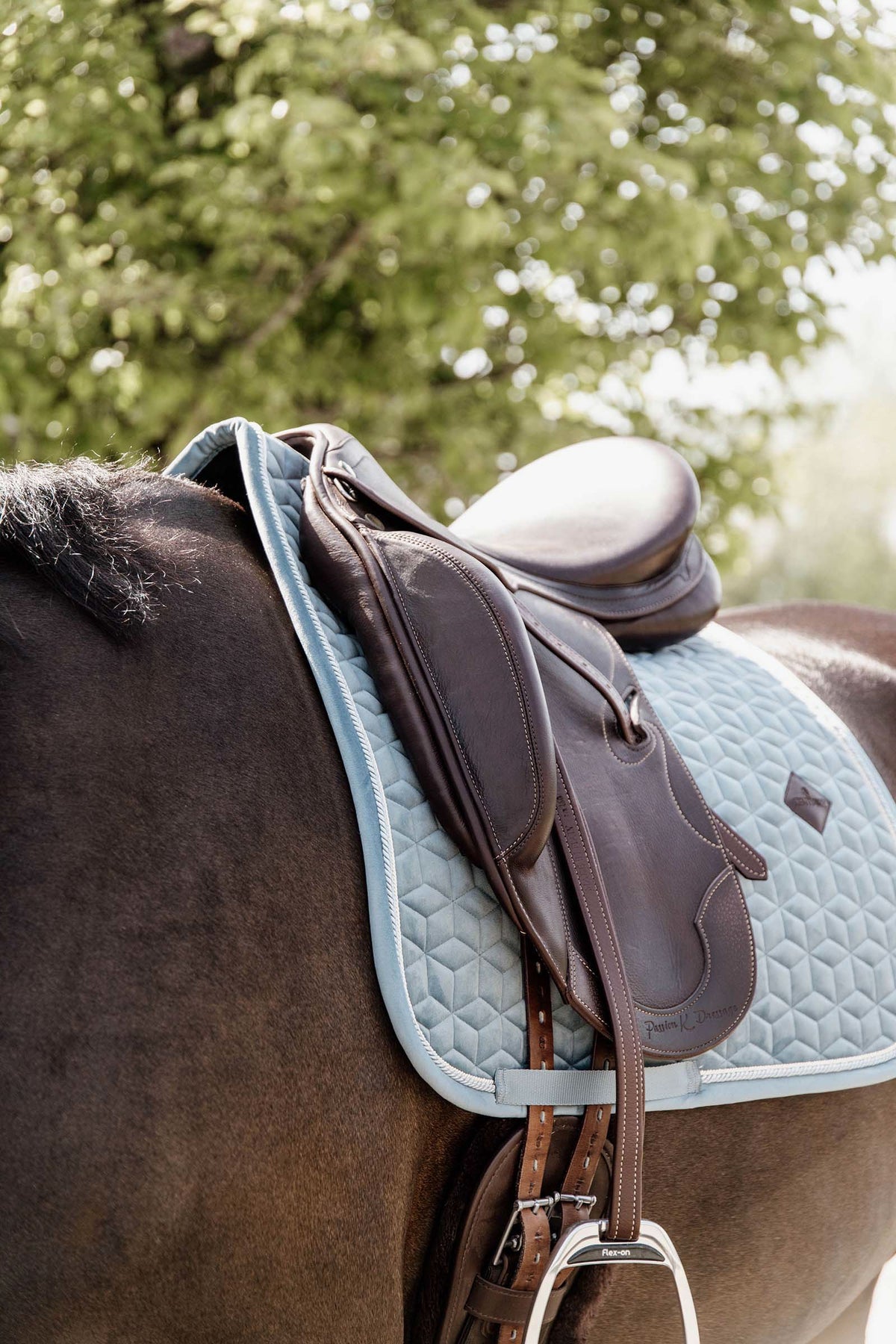 Kentucky Horsewear Velvet Dressage Saddle Pad Saddle Pads
