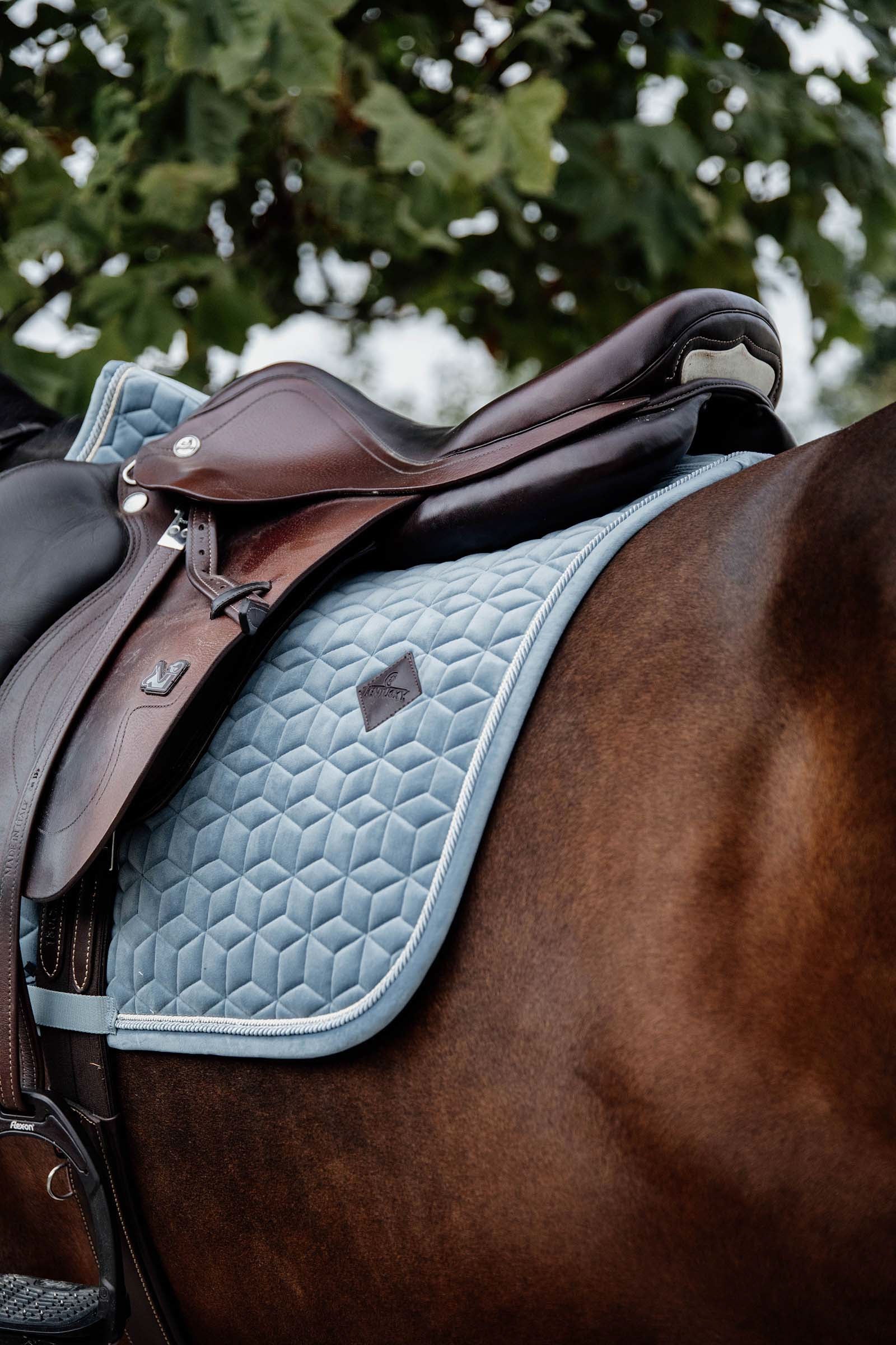 Kentucky Horsewear Velvet Jumping Saddle Pad Saddle Pads
