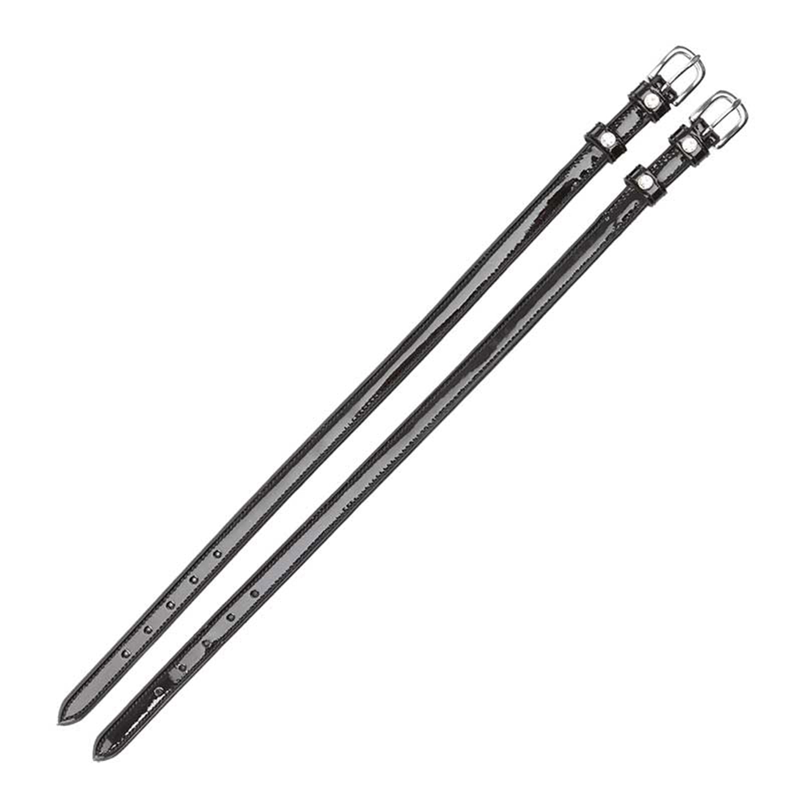 Kavalkade Spur Straps Crystal Patent with Crytal Piske