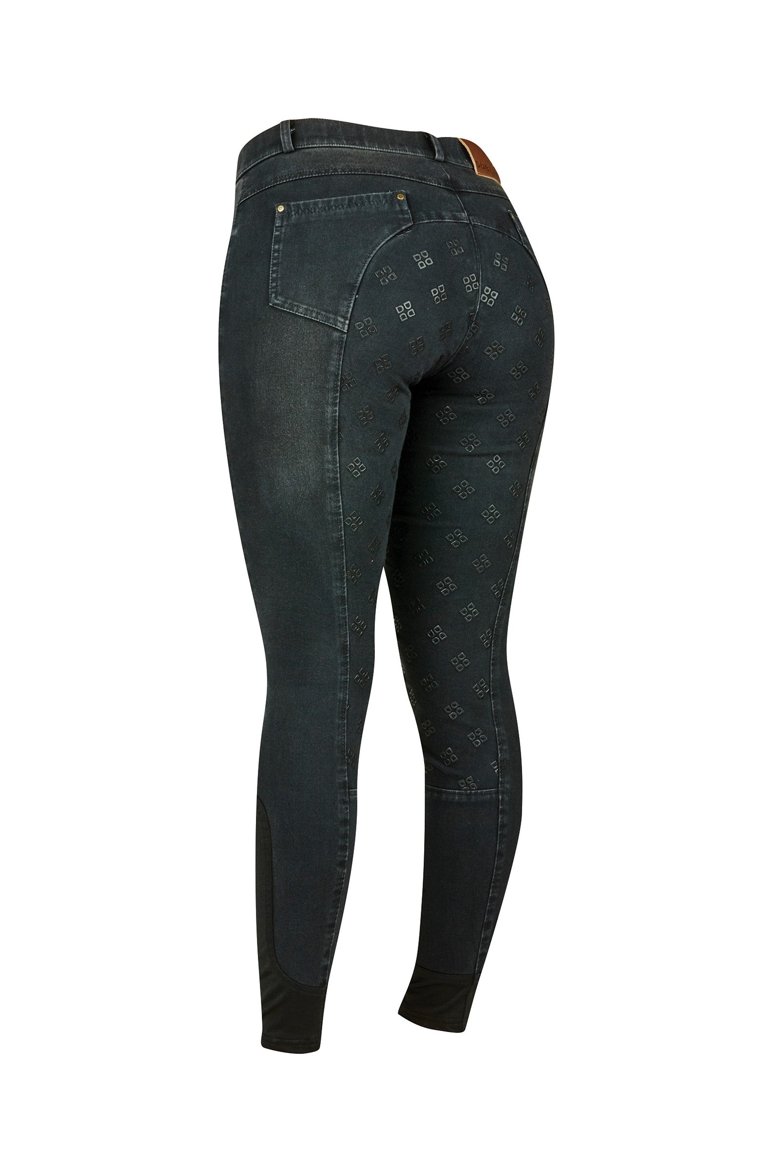 Dublin Shona denim-ridebukser med silikonegrip, damemodel Womens Breeches