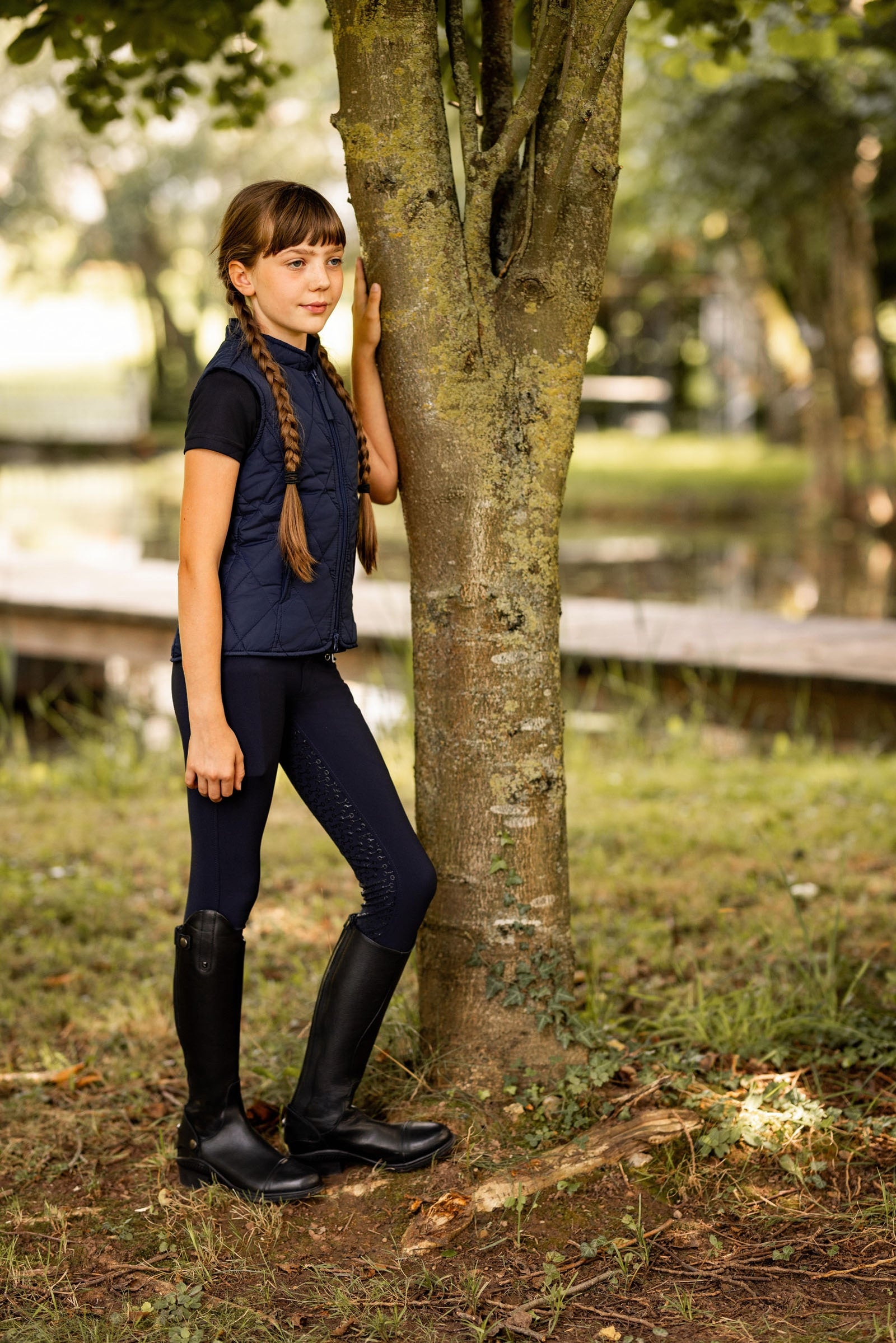 Horze Amber Kids Lightweight Padded Club Riding Vest Kids Apparel