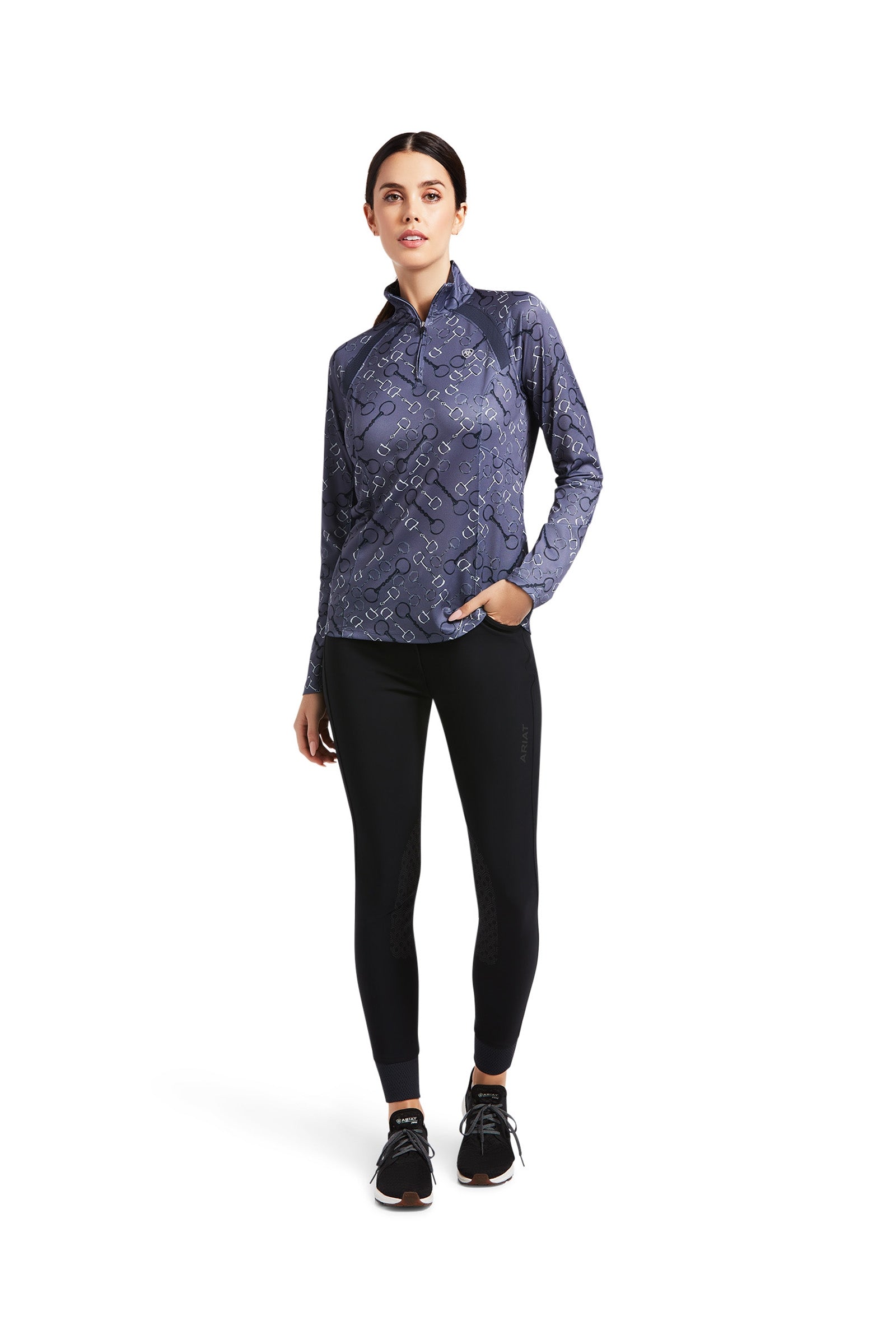 Ariat Sunstopper 2.0 Women's 1/4 Zip Baselayer Shirt Women’s Riding Clothing