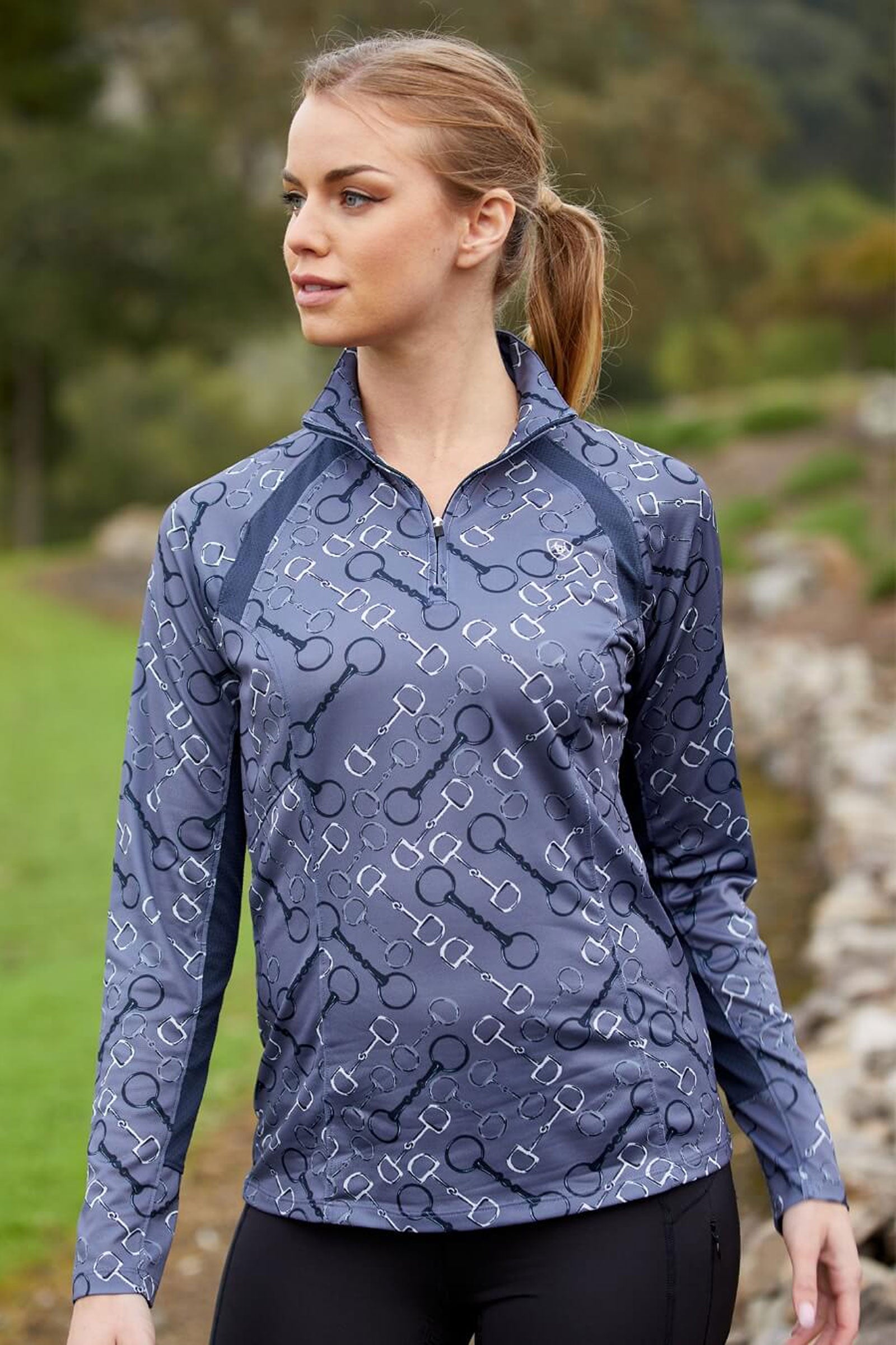 Ariat Sunstopper 2.0 Women's 1/4 Zip Baselayer Shirt Women’s Riding Clothing