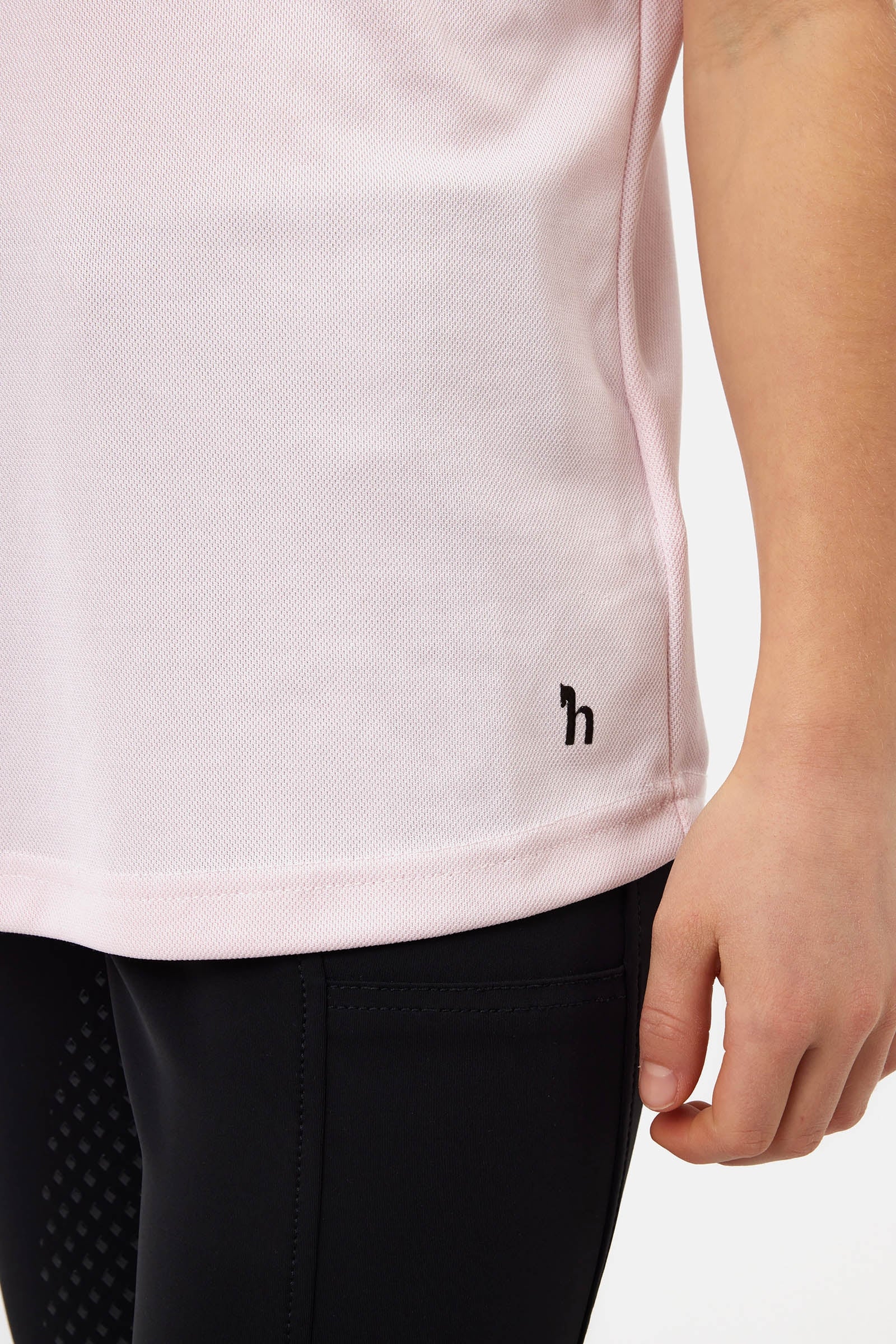 Horze Young Rider Denise Functional Short Sleeve Polo Shirt Kids Apparel