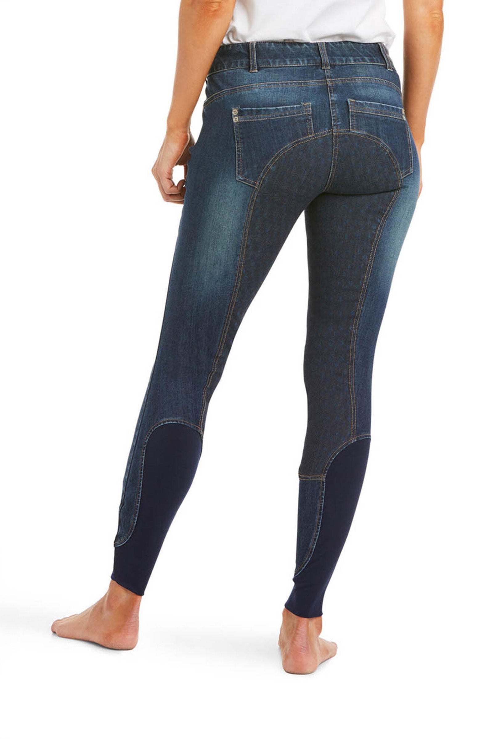 Ariat Halo Denim dames ridebukser med fuldt sæde Womens Breeches