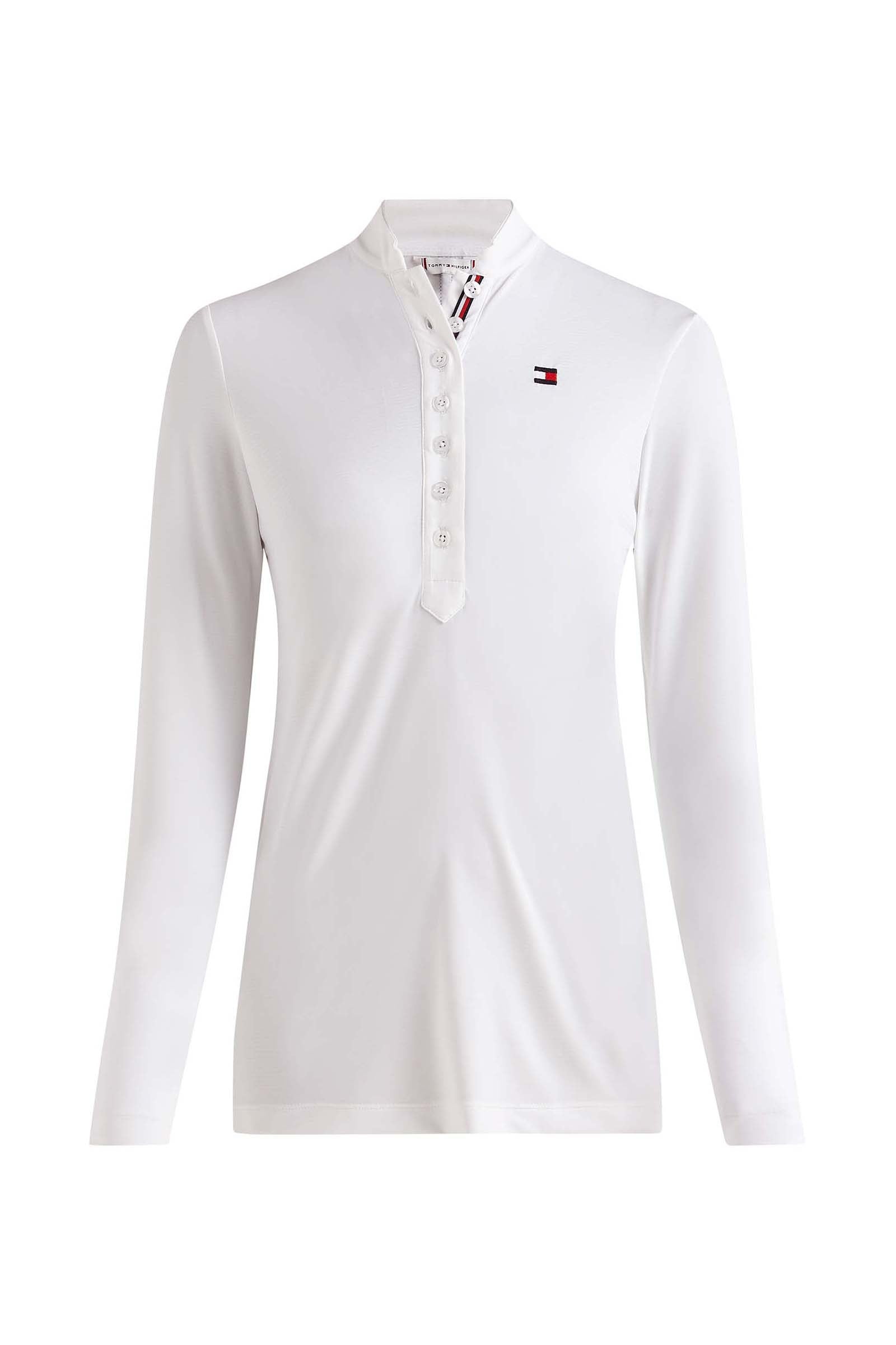 Tommy Hilfiger Equestrian langærmet stævnebluse, damemodel Ridetøj til dame