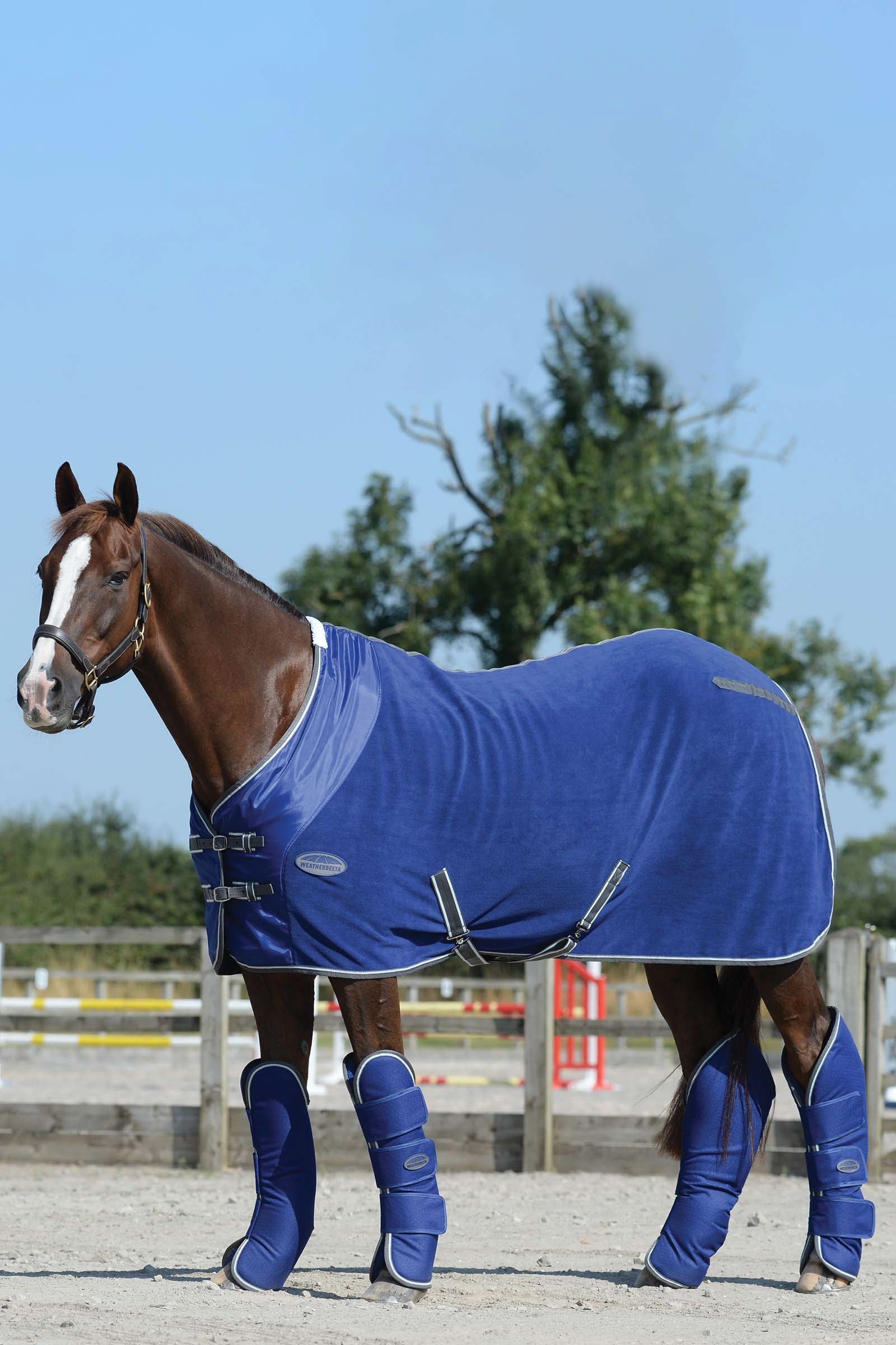 Weatherbeeta 1200D Wide Tab Long transportgamacher Leg Protection & Hoof Protection for Horses