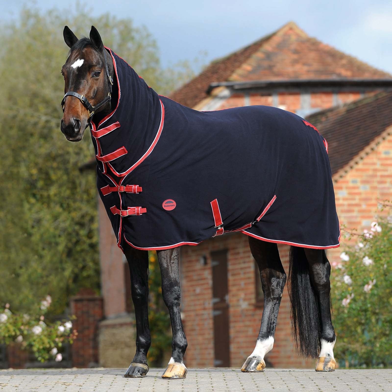 Weatherbeeta Fleece Cooler Combo med fast hals Hestedækken