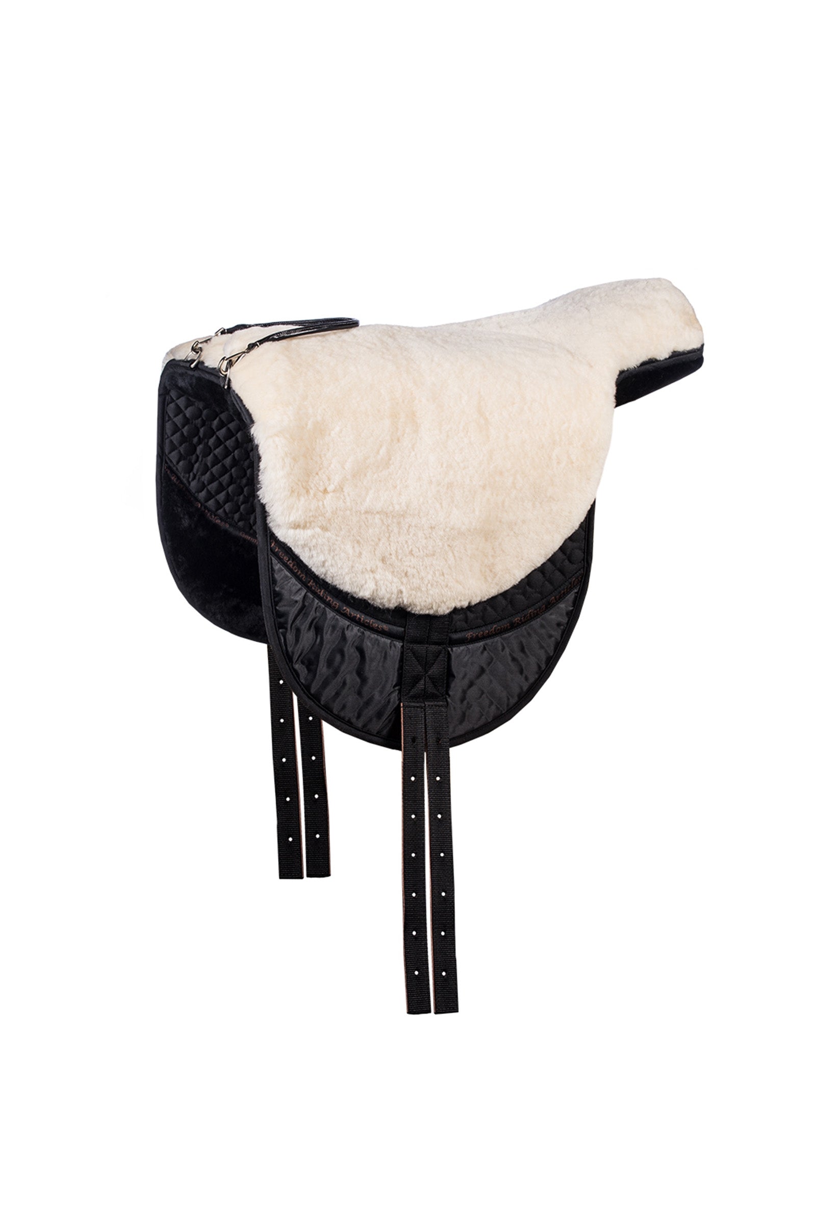 F.R.A. Freedom Riding Articles Macon bareback-pad i lammeskind (M) Sadler & gjorde