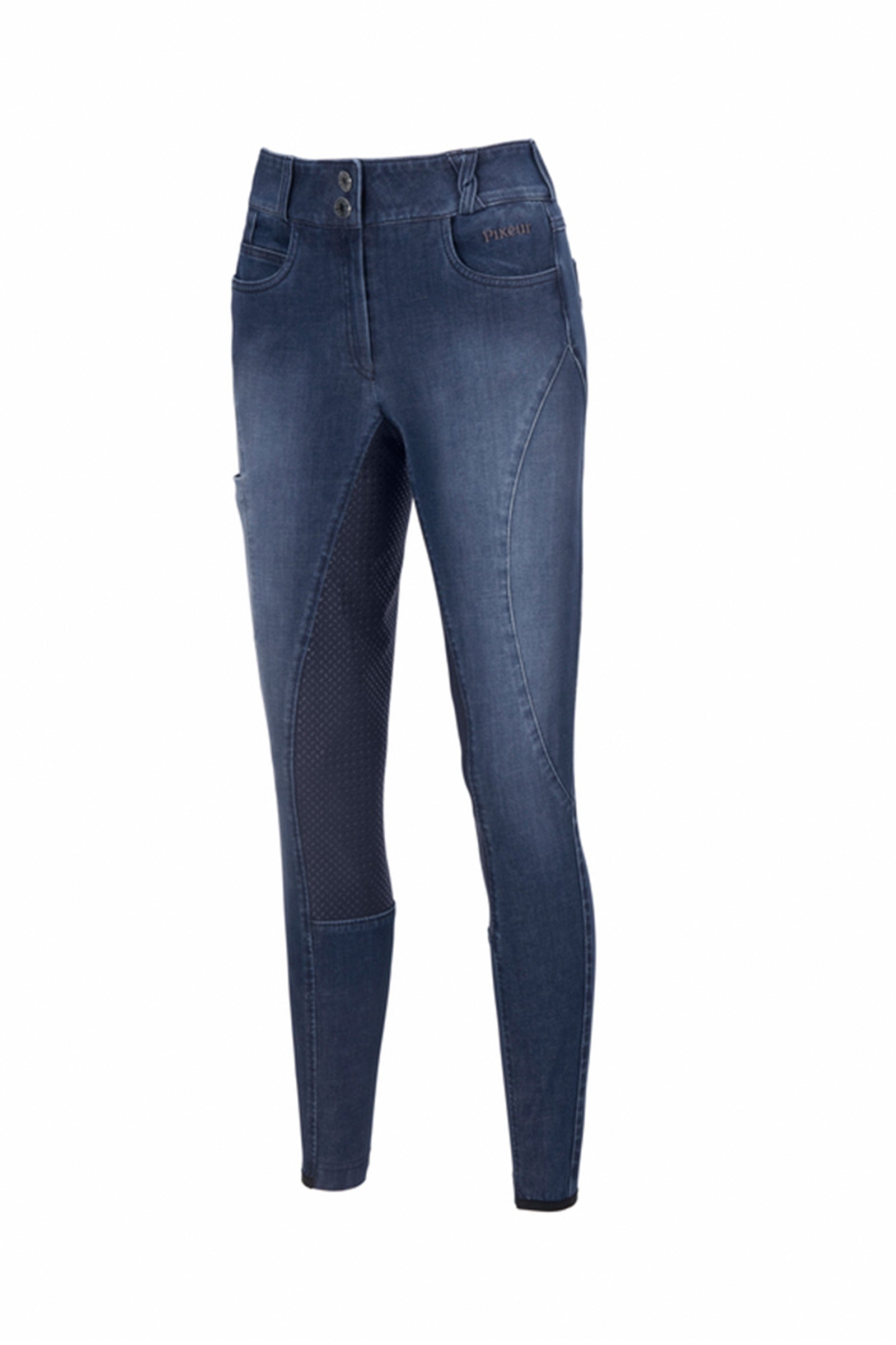 Pikeur Lisha Women's Full Grip Denim Breeches Womens Breeches