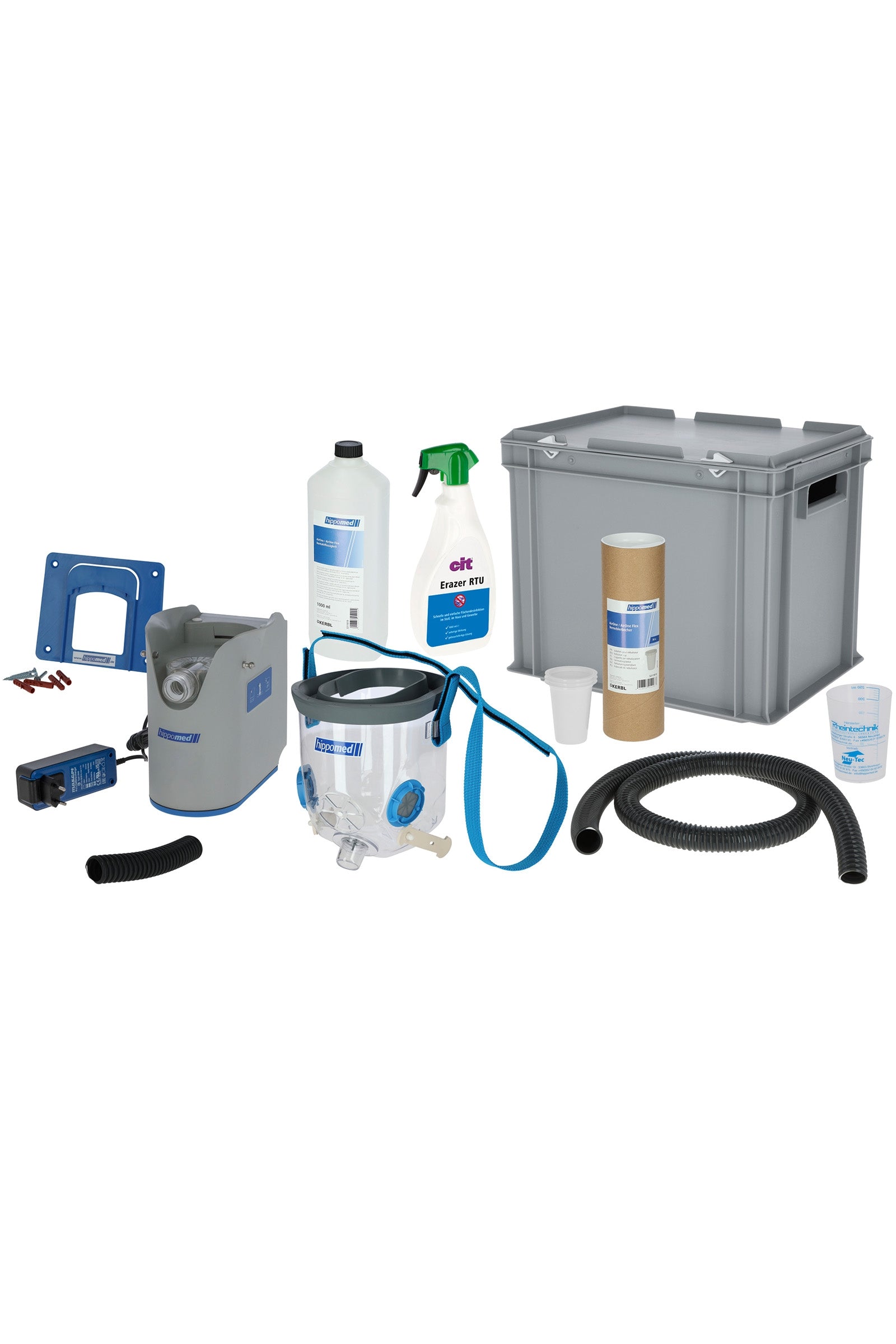 Hippomed AirOne Flex Battery Ultrasound Inhaler with Mask, Warmblood Horse Health Care