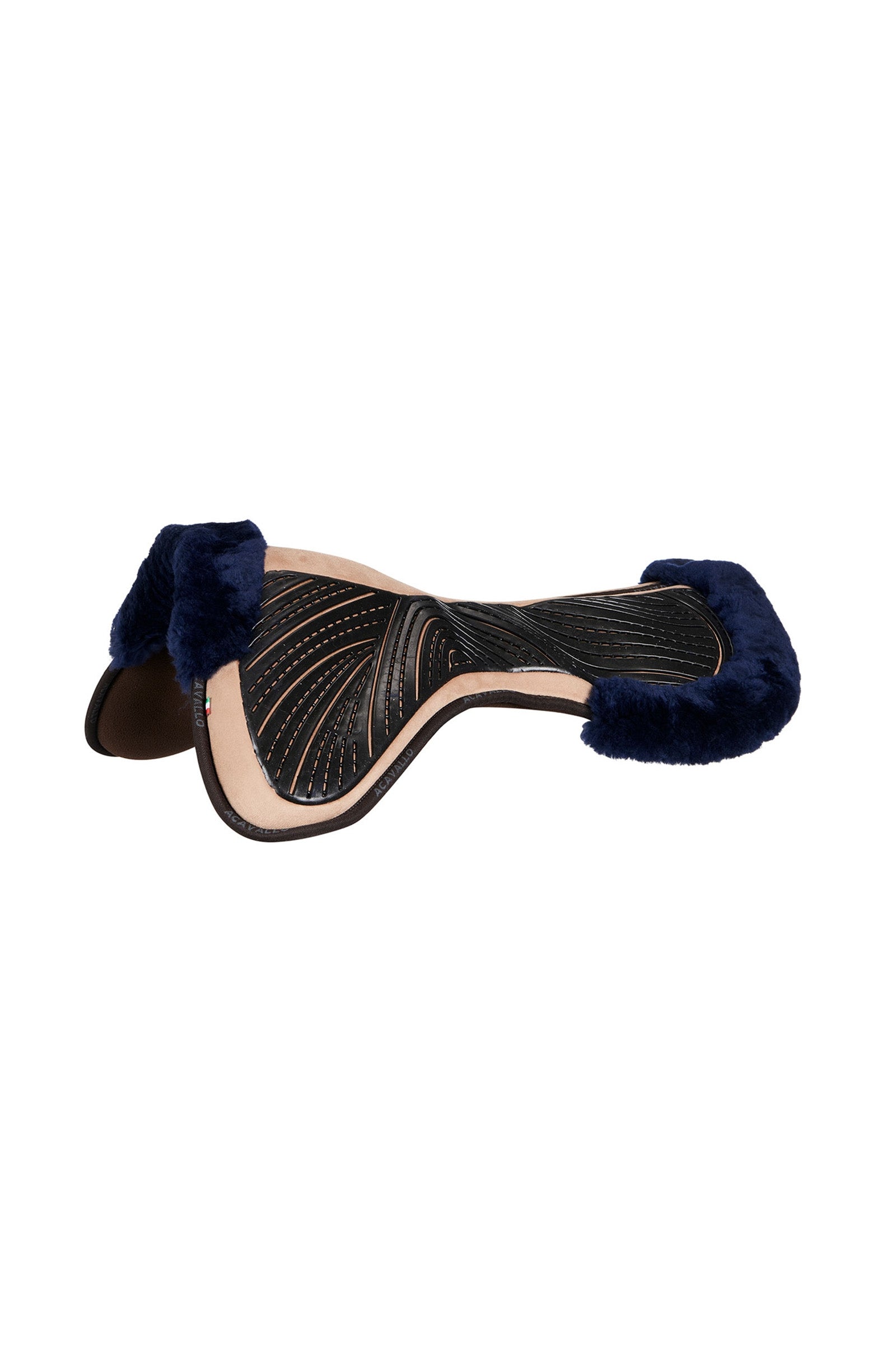 Acavallo Close Contact Gel & Memory Foam Half Pad with Sheepskin Saddle Pads