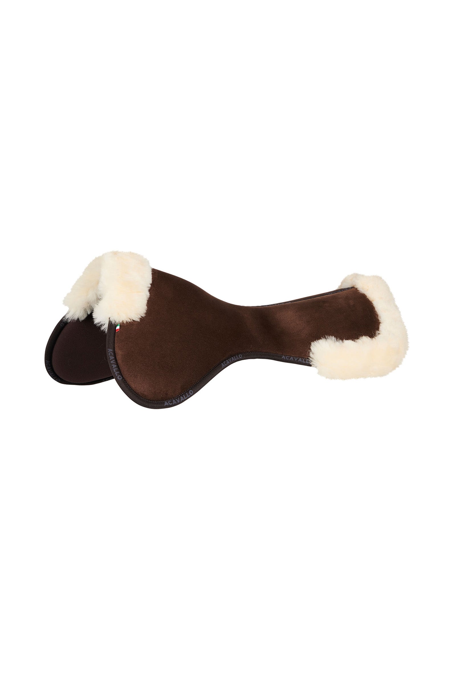 Acavallo Close Contact Memory Foam Half Pad med lammeskind Sadelunderlag