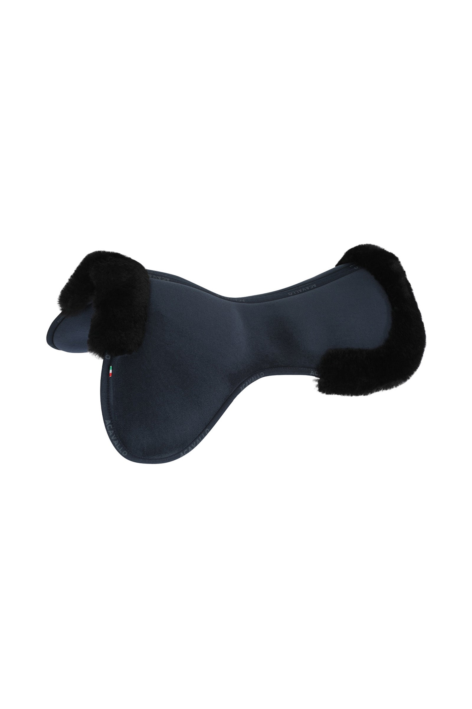 Acavallo Close Contact Memory Foam Half Pad med lammeskind Sadelunderlag