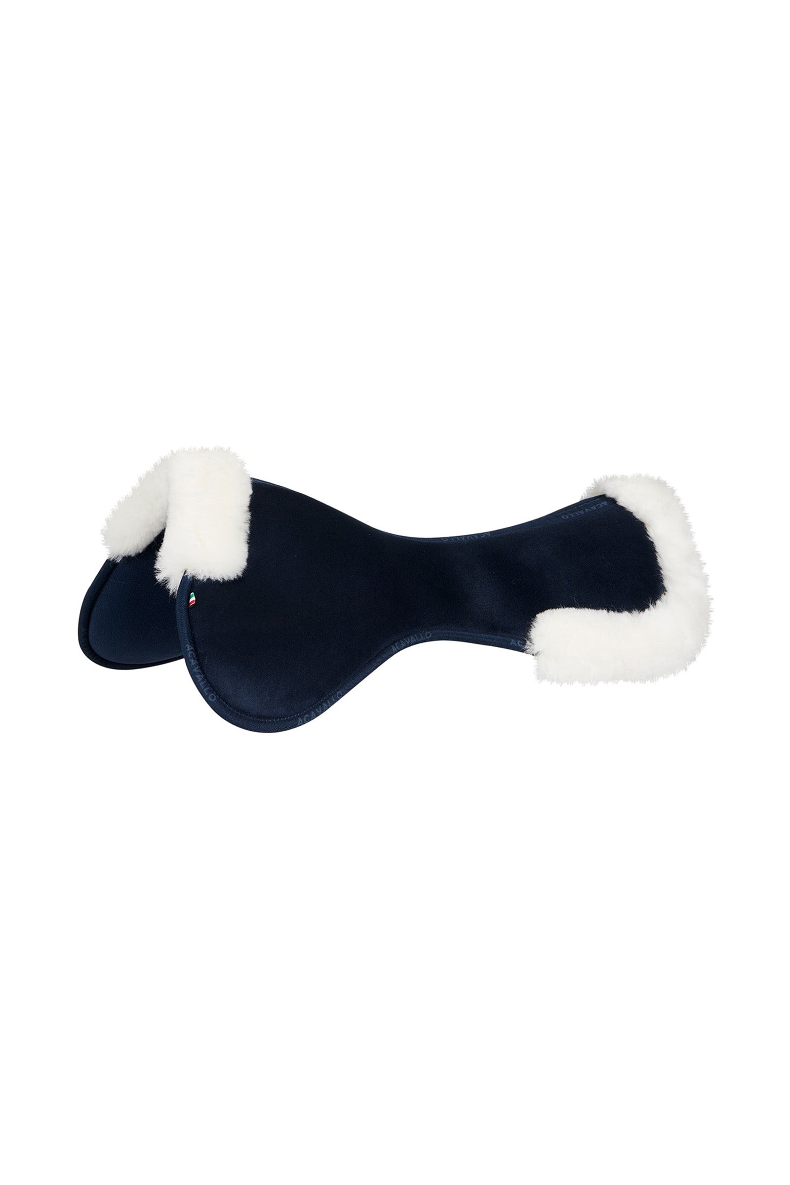Acavallo Close Contact Memory Foam Half Pad med lammeskind Sadelunderlag