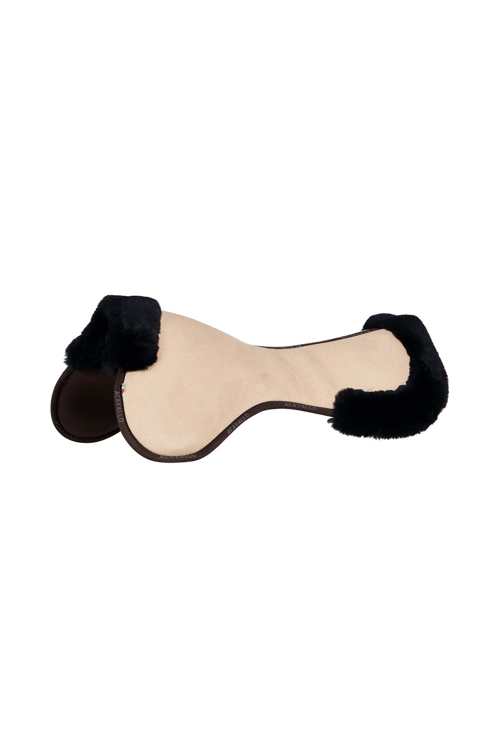 Acavallo Close Contact Memory Foam Half Pad med lammeskind Sadelunderlag
