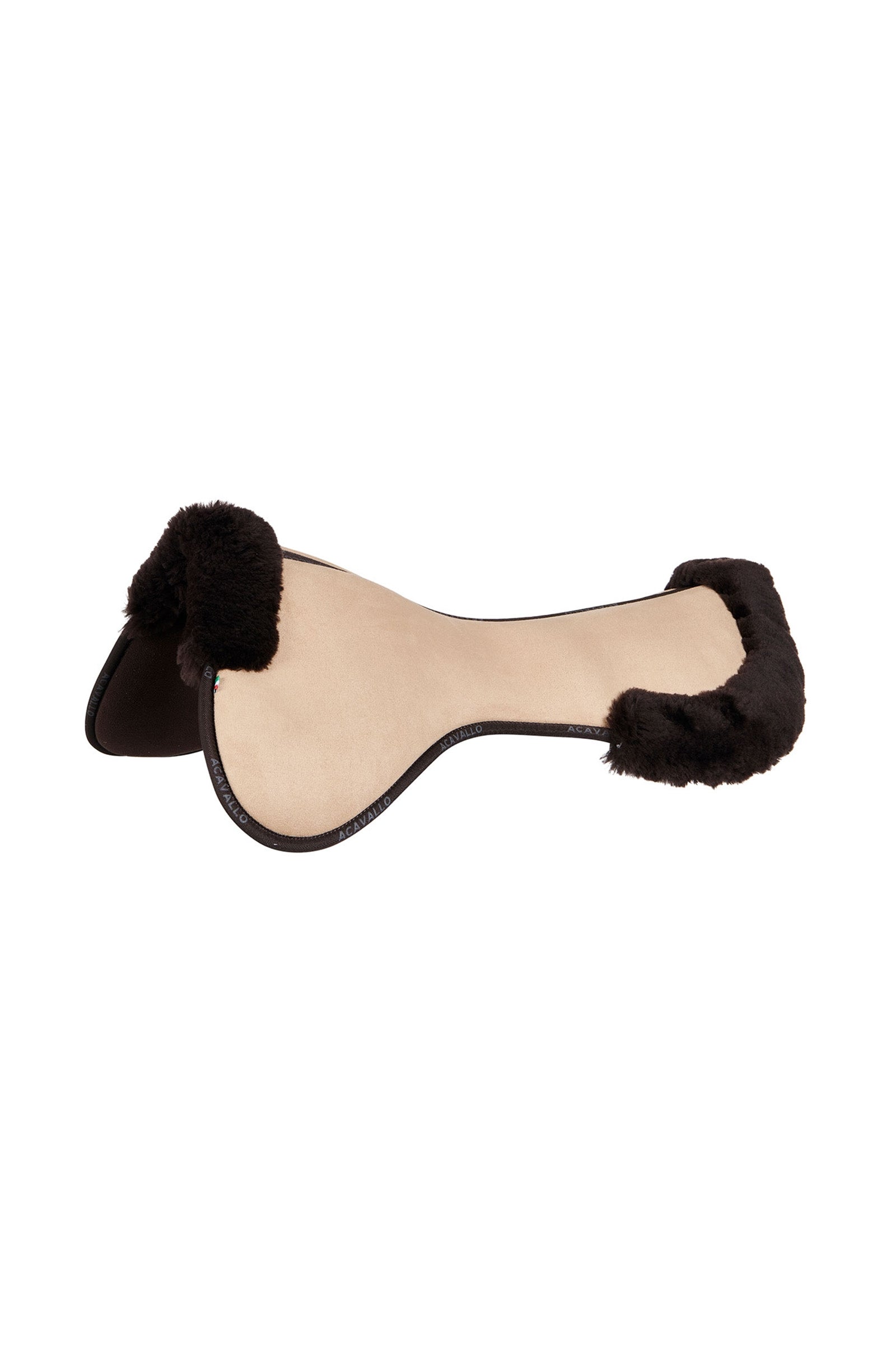 Acavallo Close Contact Memory Foam Half Pad med lammeskind Sadelunderlag