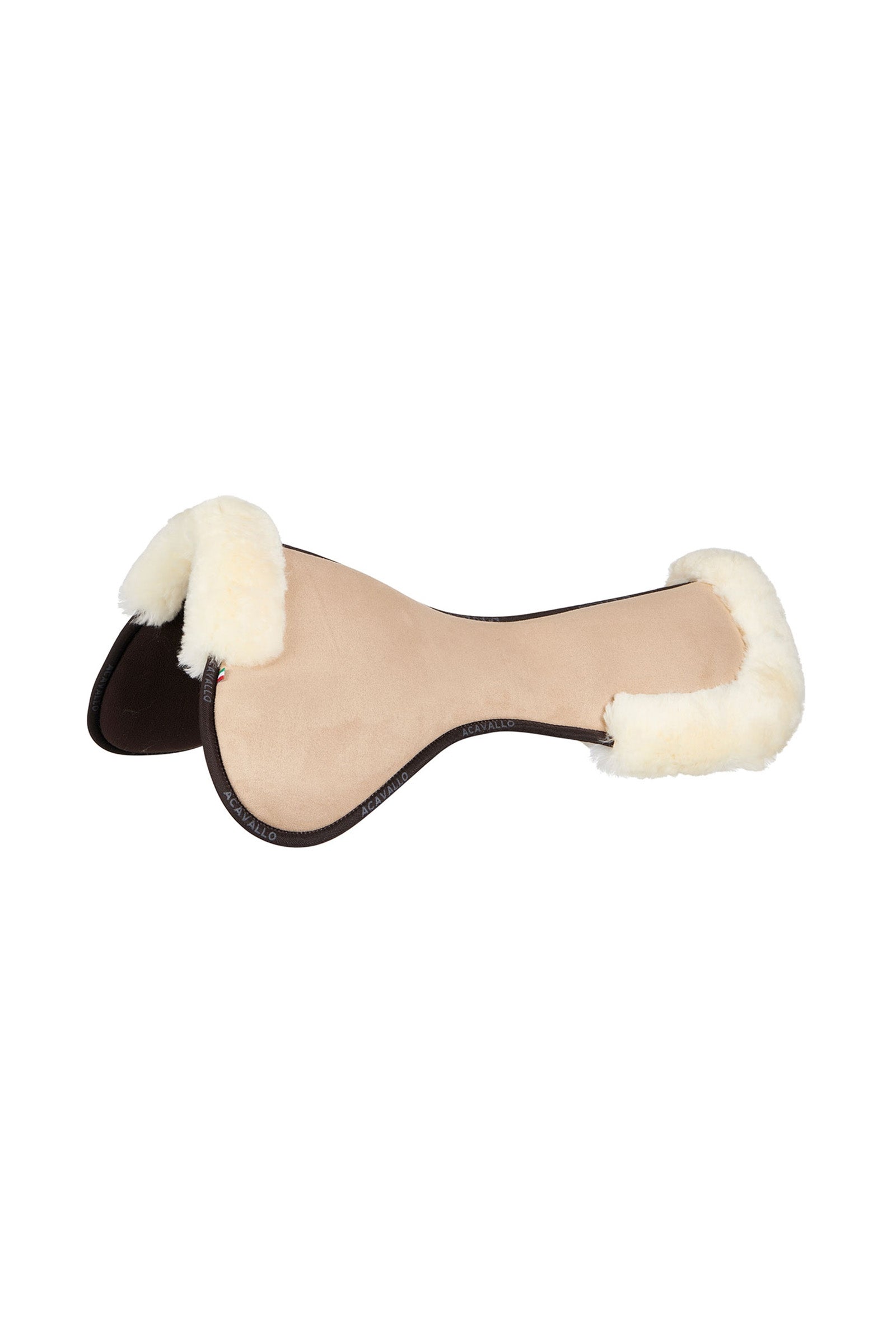 Acavallo Close Contact Memory Foam Half Pad med lammeskind Sadelunderlag