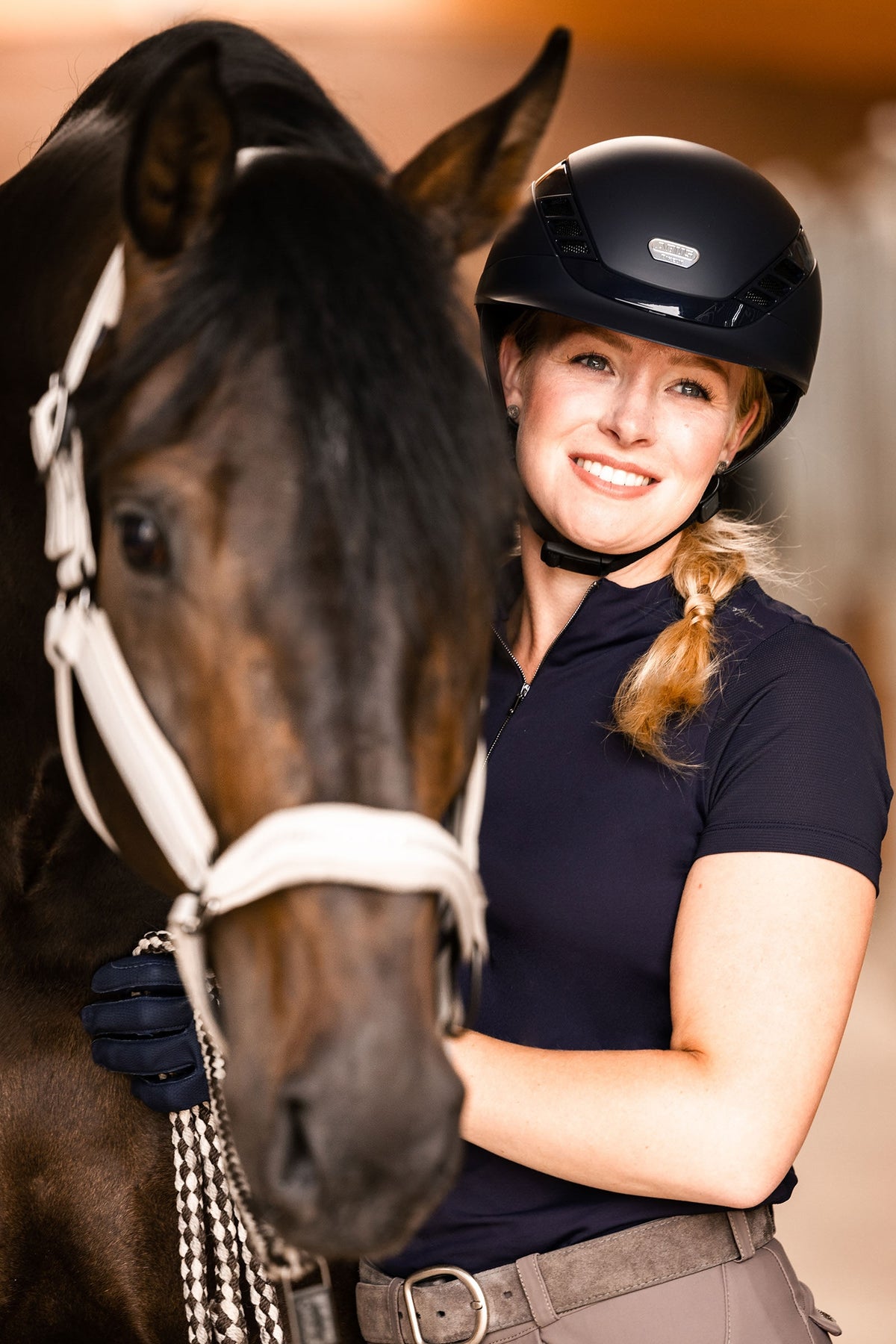 Abus AirLuxe Pure Riding Helmet Safety Equipment