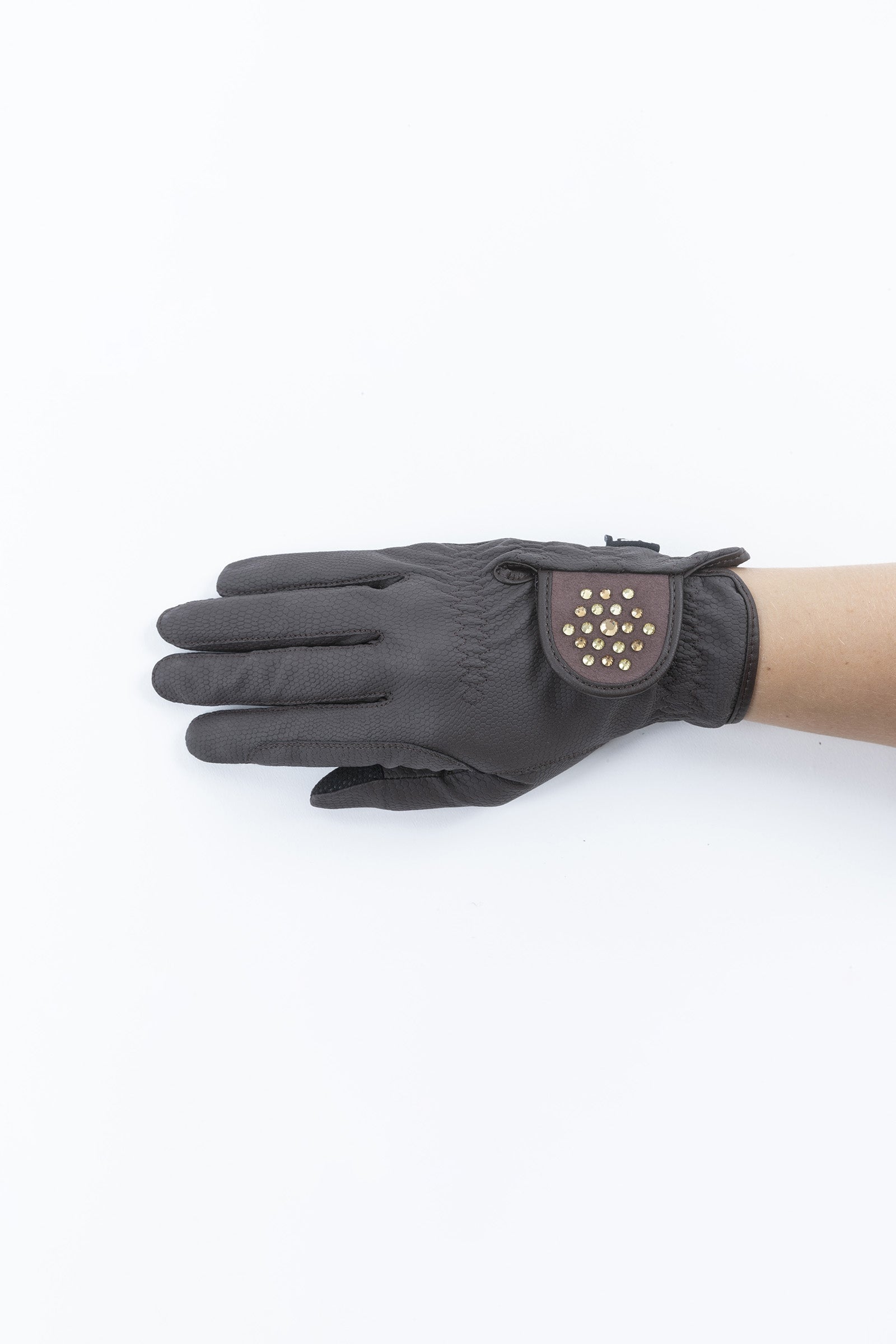 RSL Ascona Riding Gloves with Glitter Stones Ridehandsker