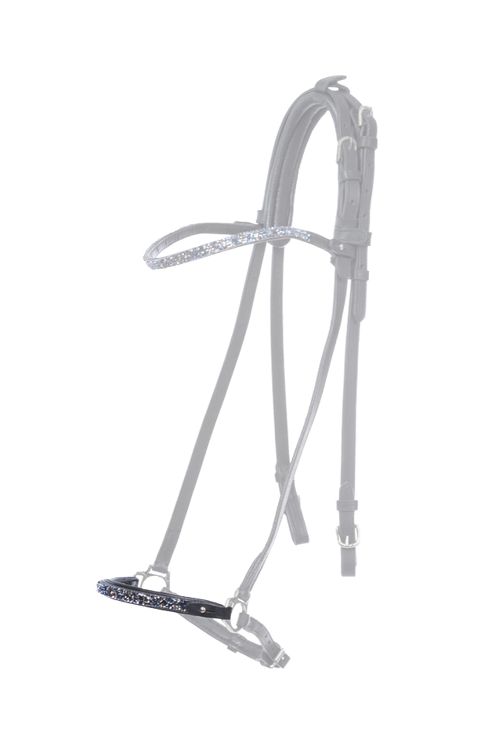 Kavalkade Blár Dropped Noseband Piece for Kjartan Icelandic Bridle Trenser & tøjler